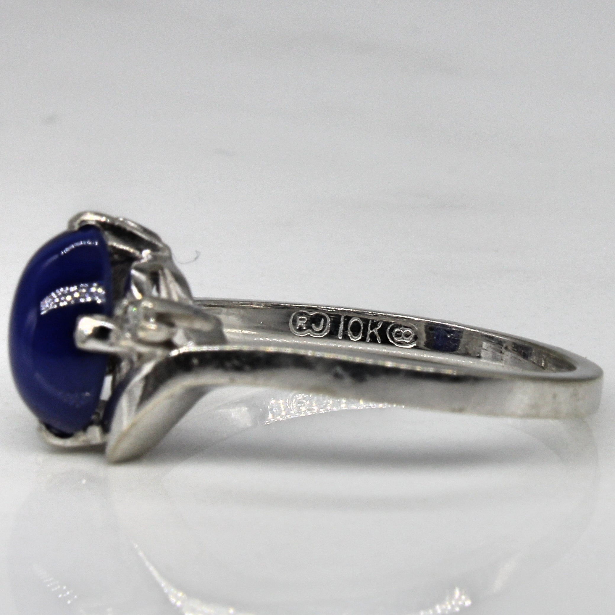 Star Sapphire & Diamond Bypass Ring | 1.25ct, 0.02ctw | SZ 6.5 |