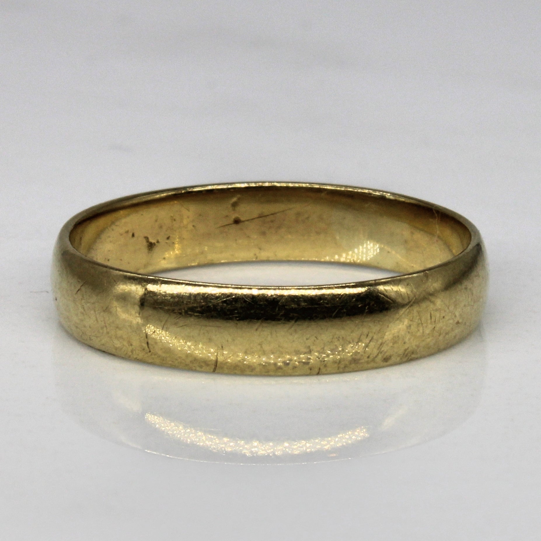 Plain Yellow Gold Band | SZ 7 |