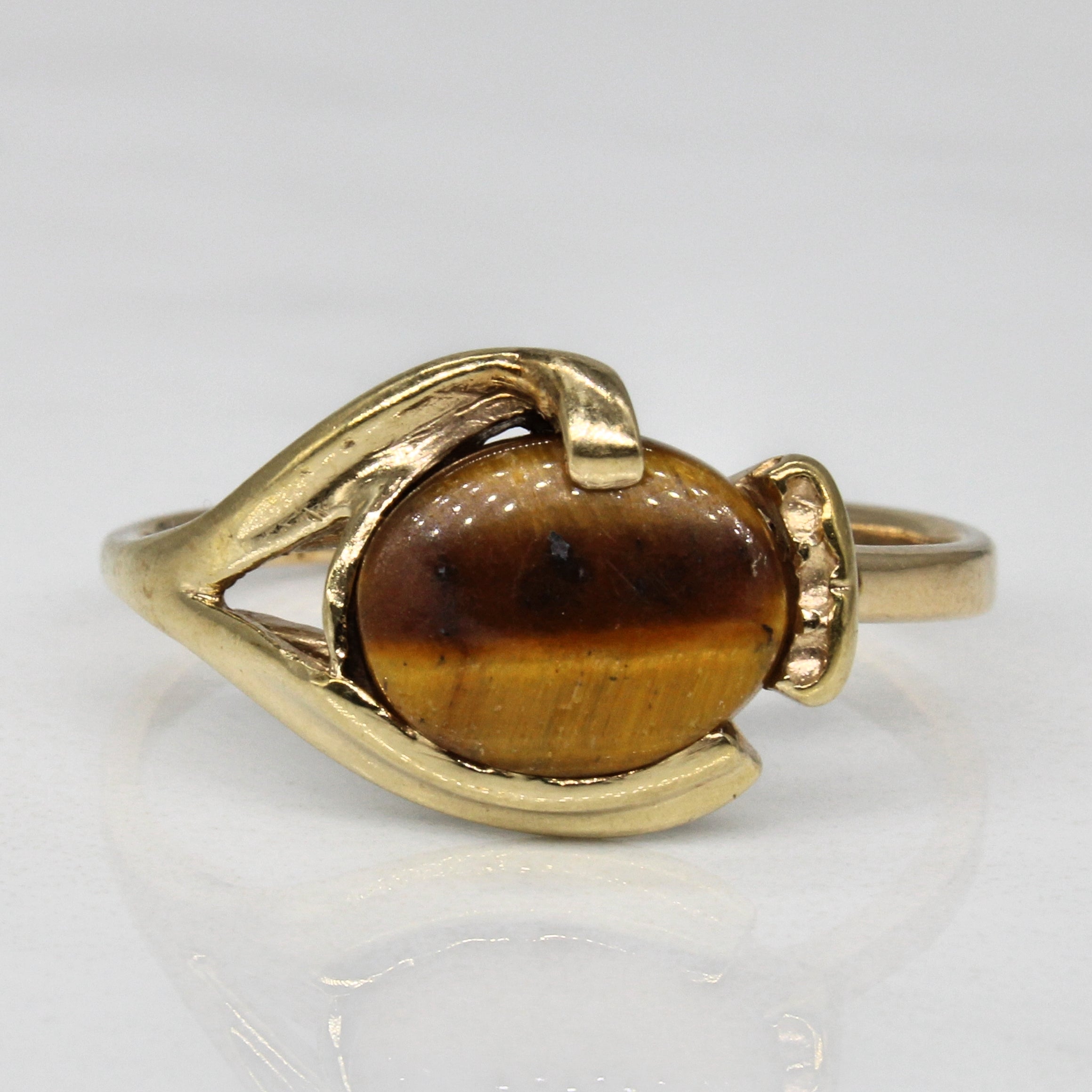 Tigers Eye Quartz Ring | 1.50ct | SZ 10 |