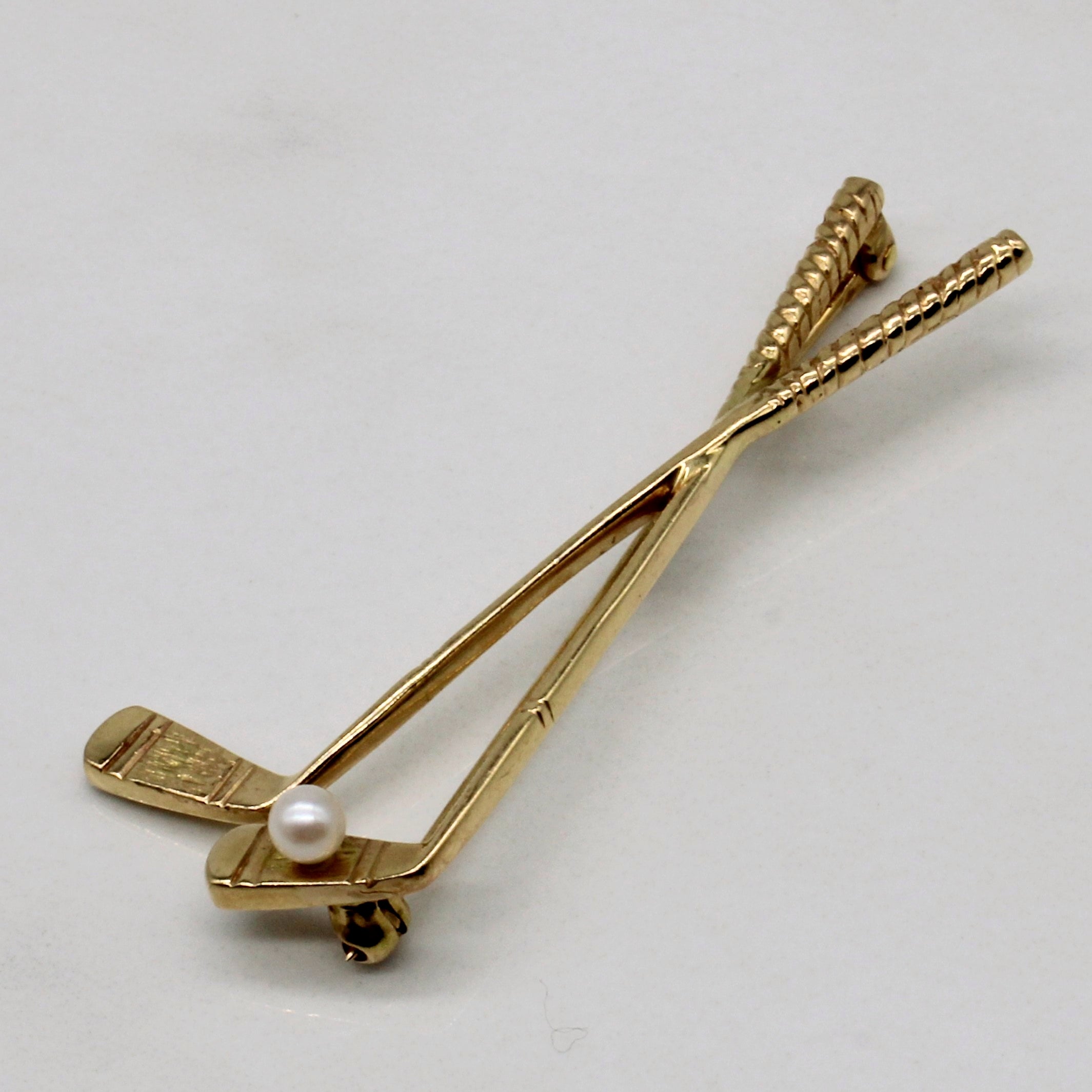 Pearl Golf Club Brooch | 3.50mm |