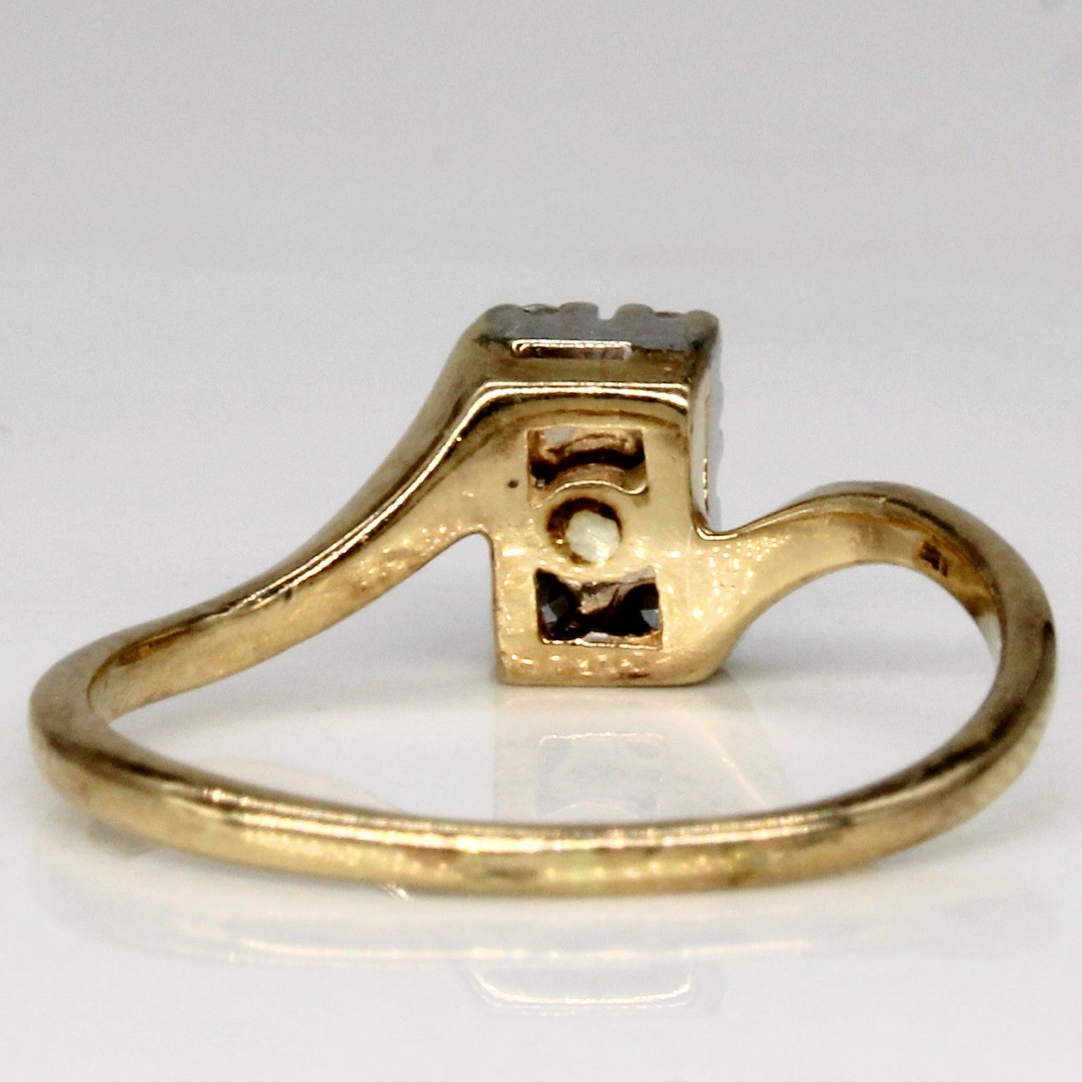 Bague en grille de diamants | 0,08 ct | Taille 4,5 |