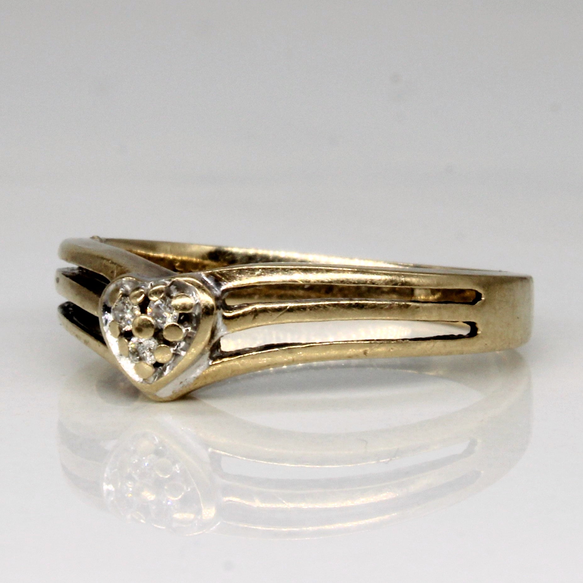 Diamond Heart Ring | 0.02ctw | SZ 5.75 |