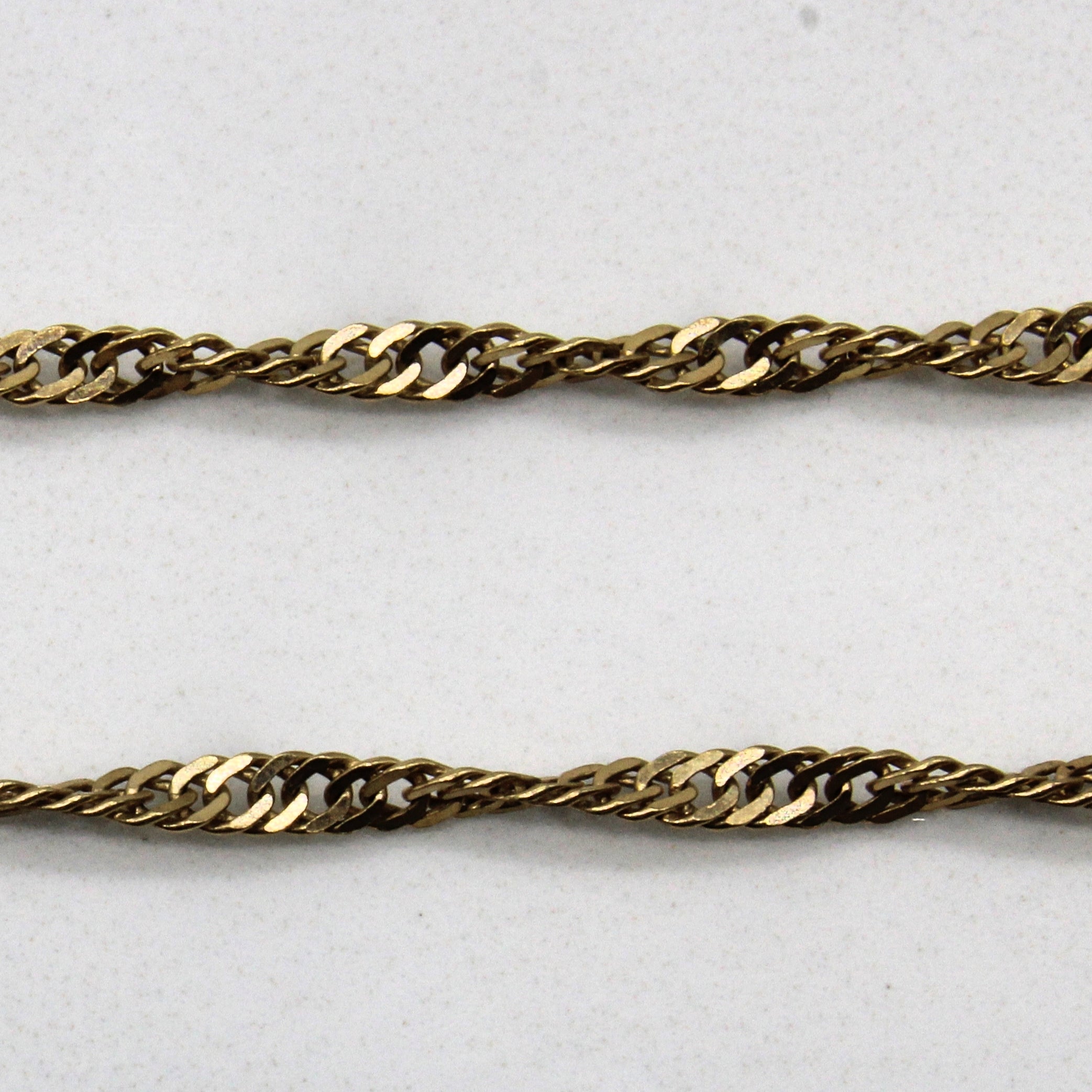10k Yellow Gold Singapore Chain | 20" |