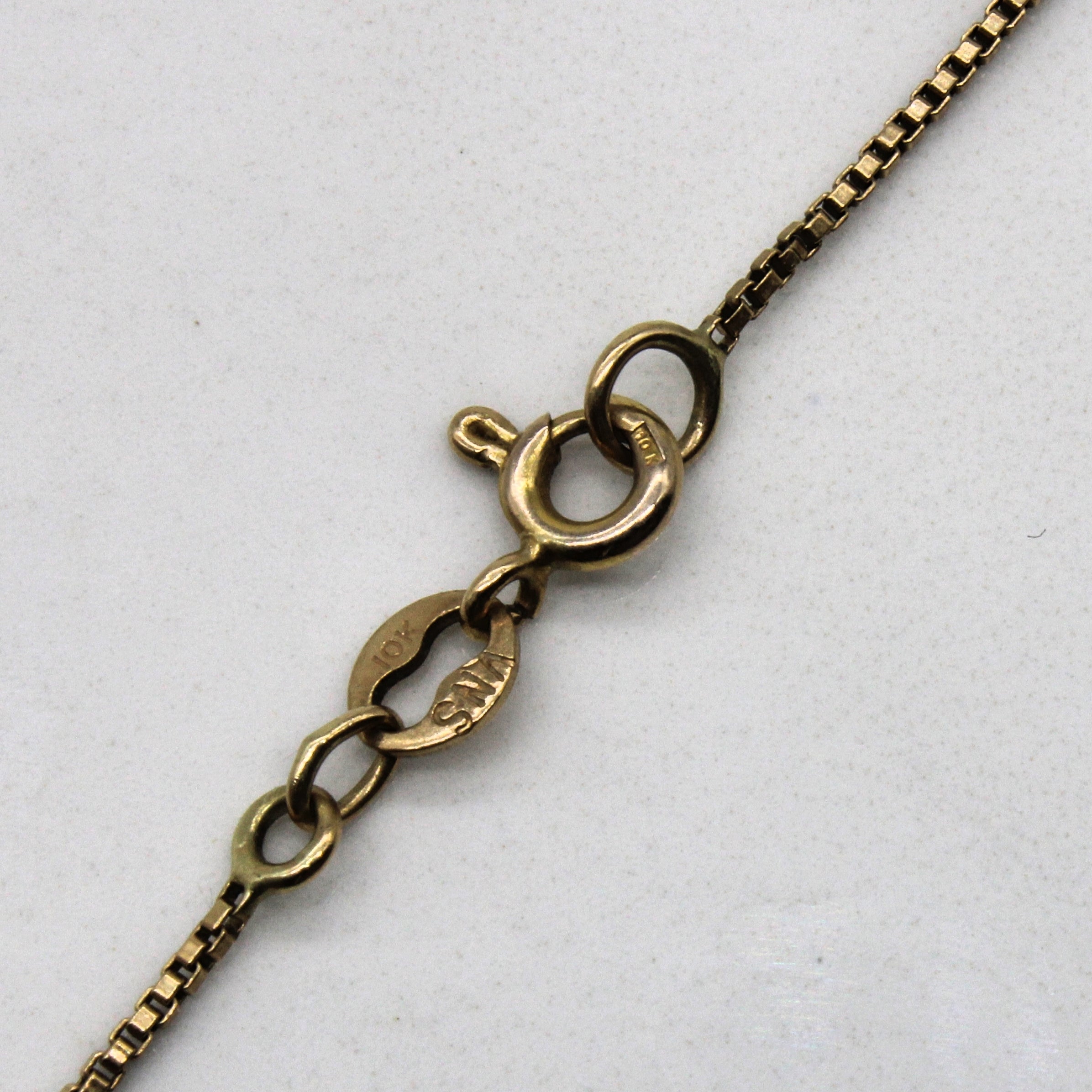 10k Yellow Gold Box Chain | 17" |
