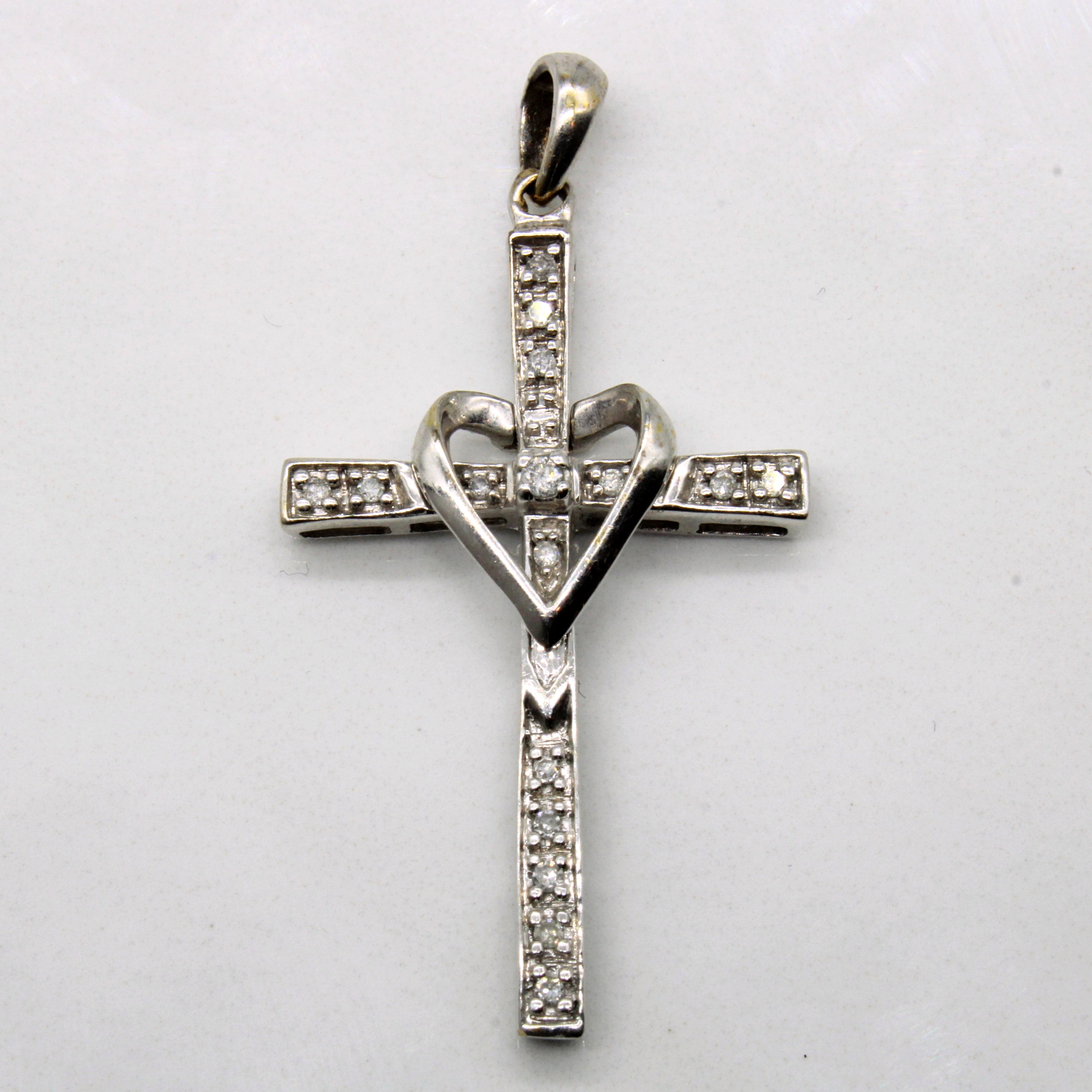 Diamond Cross Pendant | 0.05ctw |