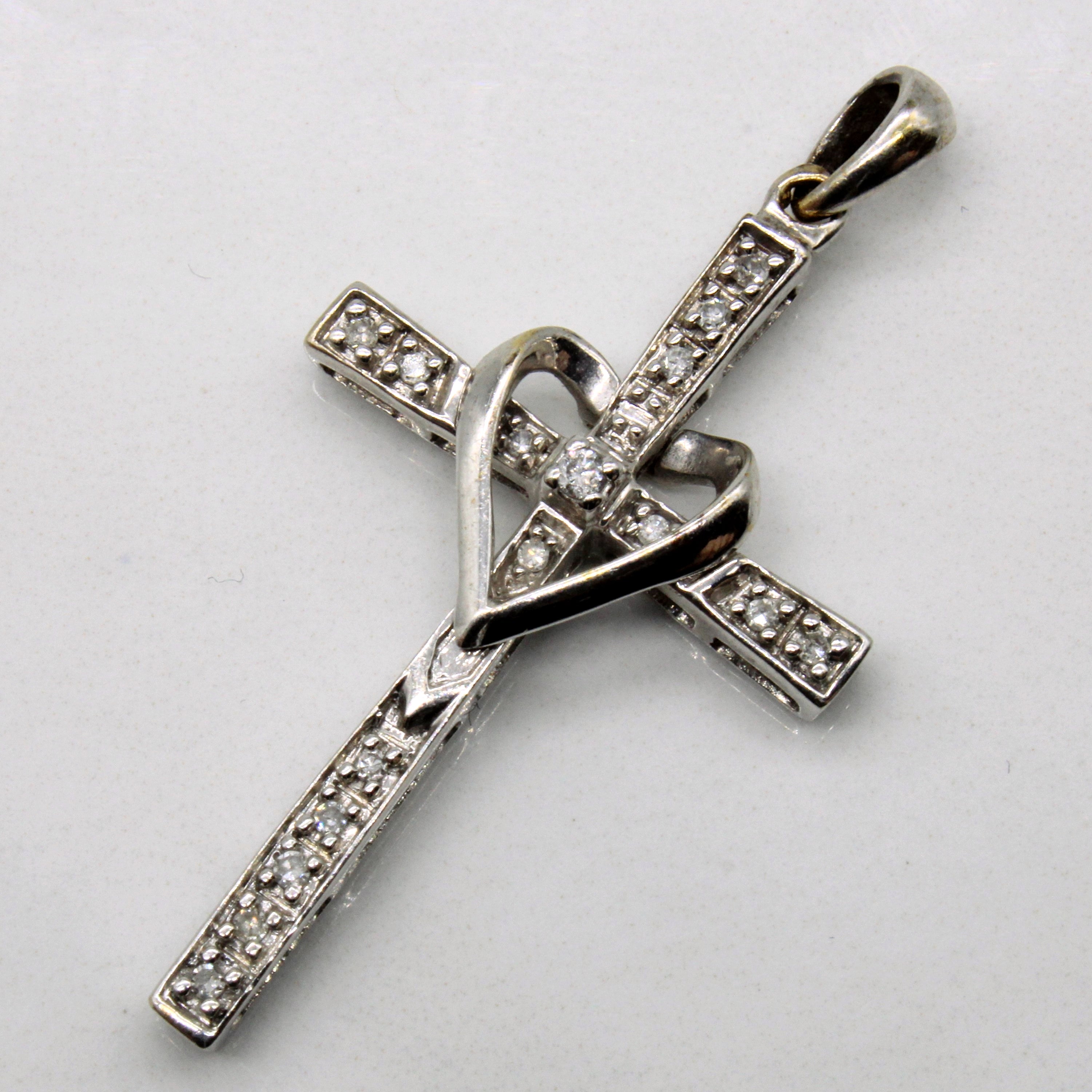 Diamond Cross Pendant | 0.05ctw |
