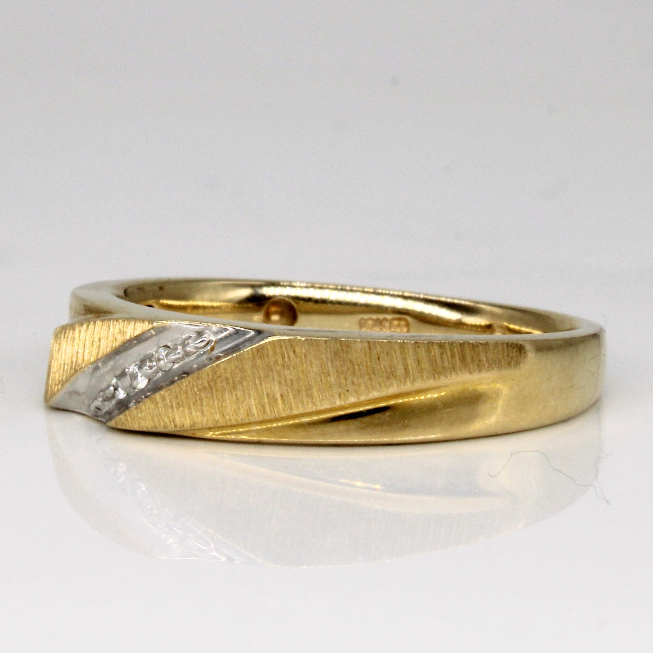 Diamond Waterfall Ring | 0.02ctw | SZ 10.5 |