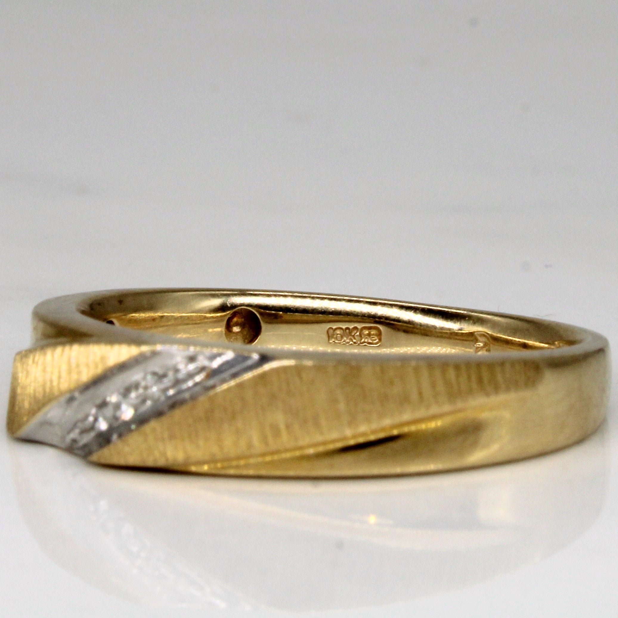 Diamond Waterfall Ring | 0.02ctw | SZ 10.5 |