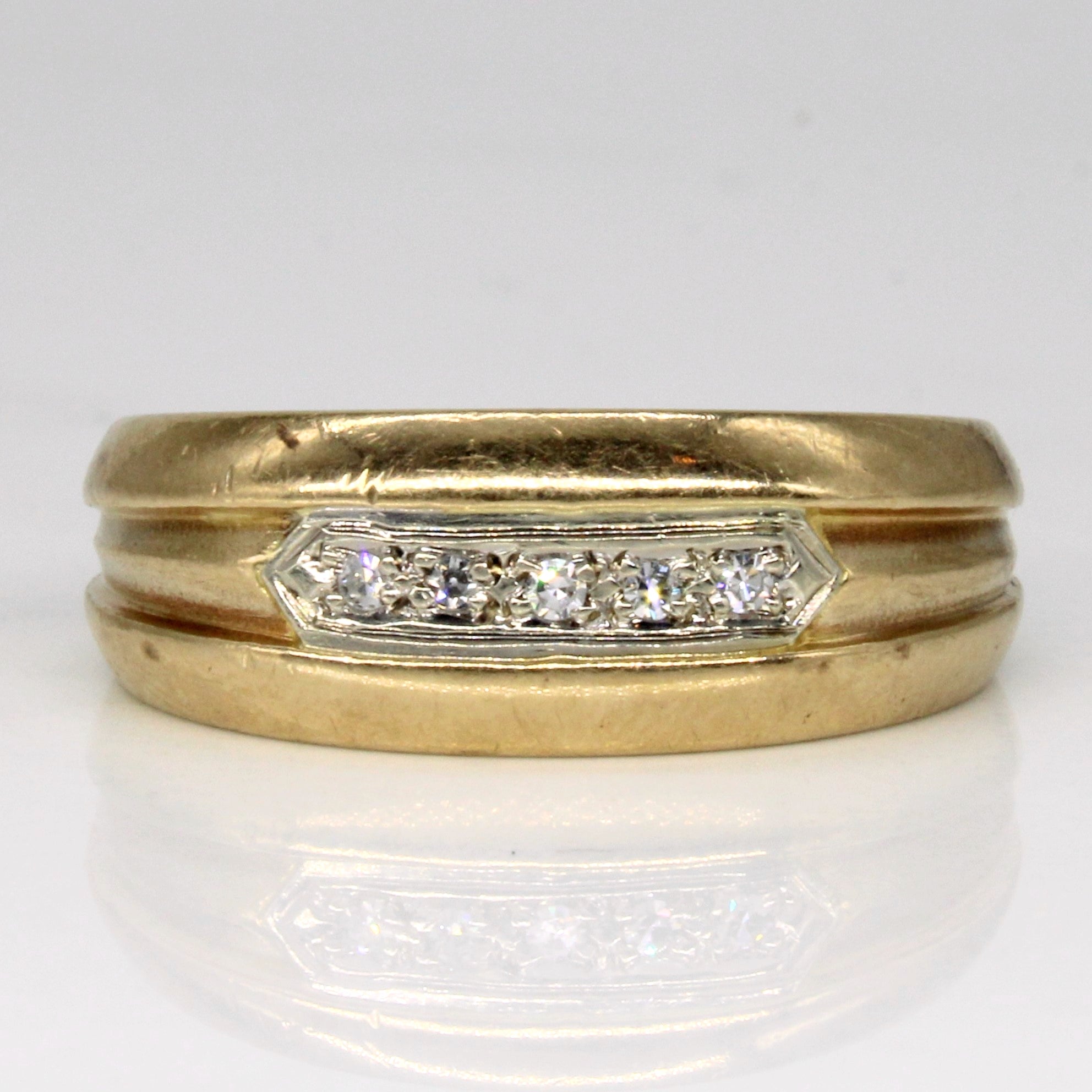 Five Stone Diamond Ring | 0.05ctw | SZ 9.75 |