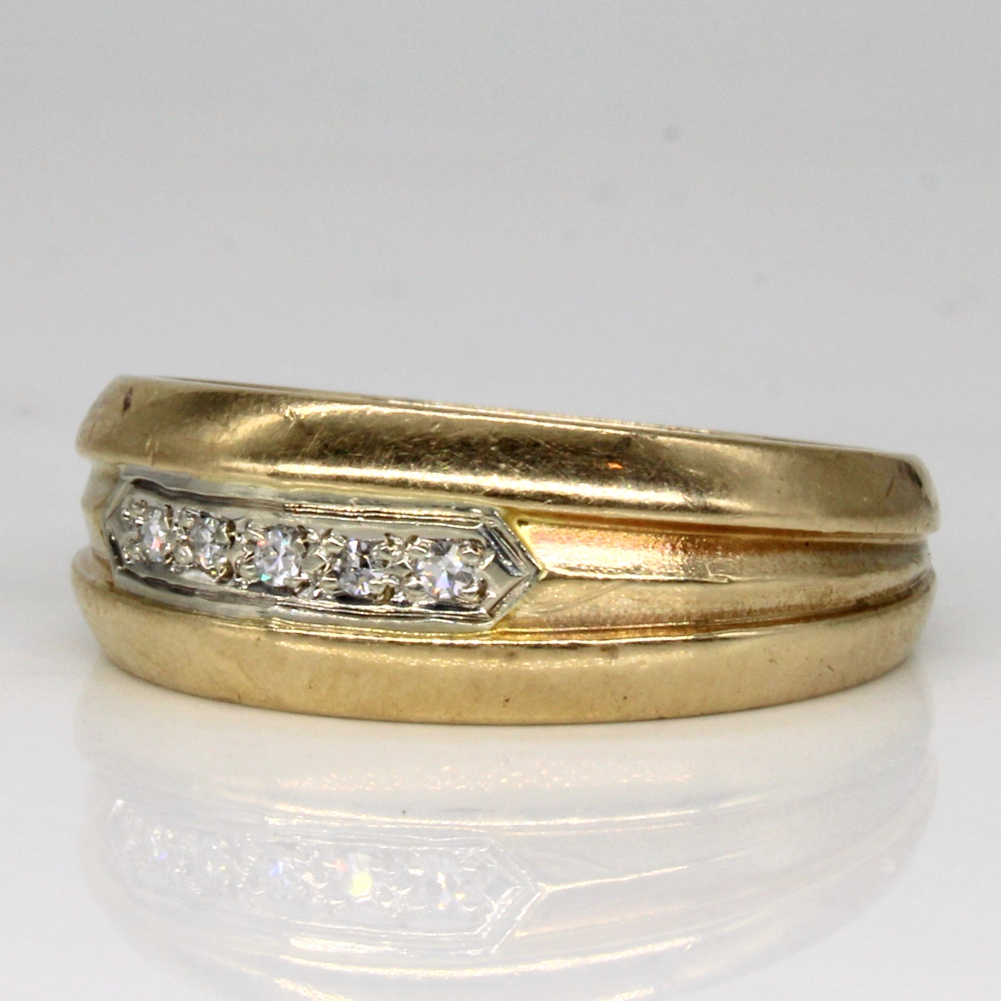 Five Stone Diamond Ring | 0.05ctw | SZ 9.75 |