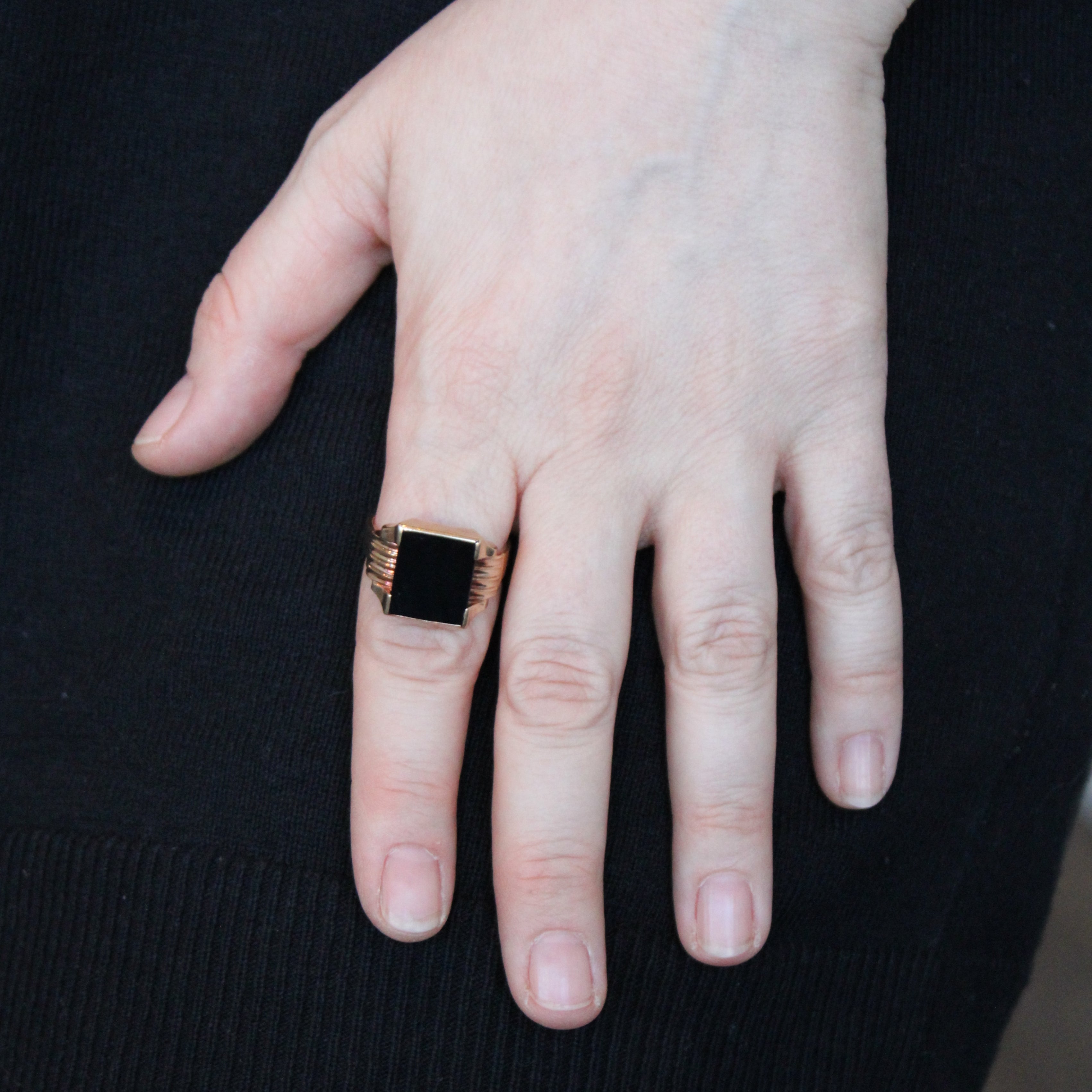 Black Onyx Ring | 2.50ct | SZ 11.75 |