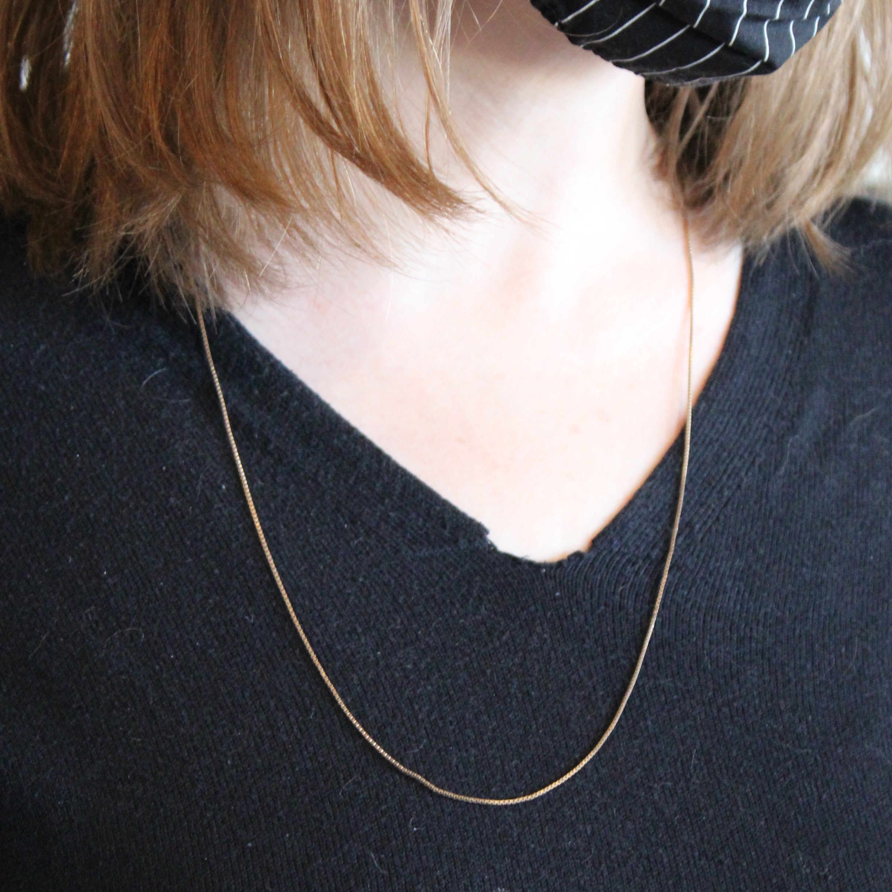 Yellow Gold Box Link Chain | 21" |