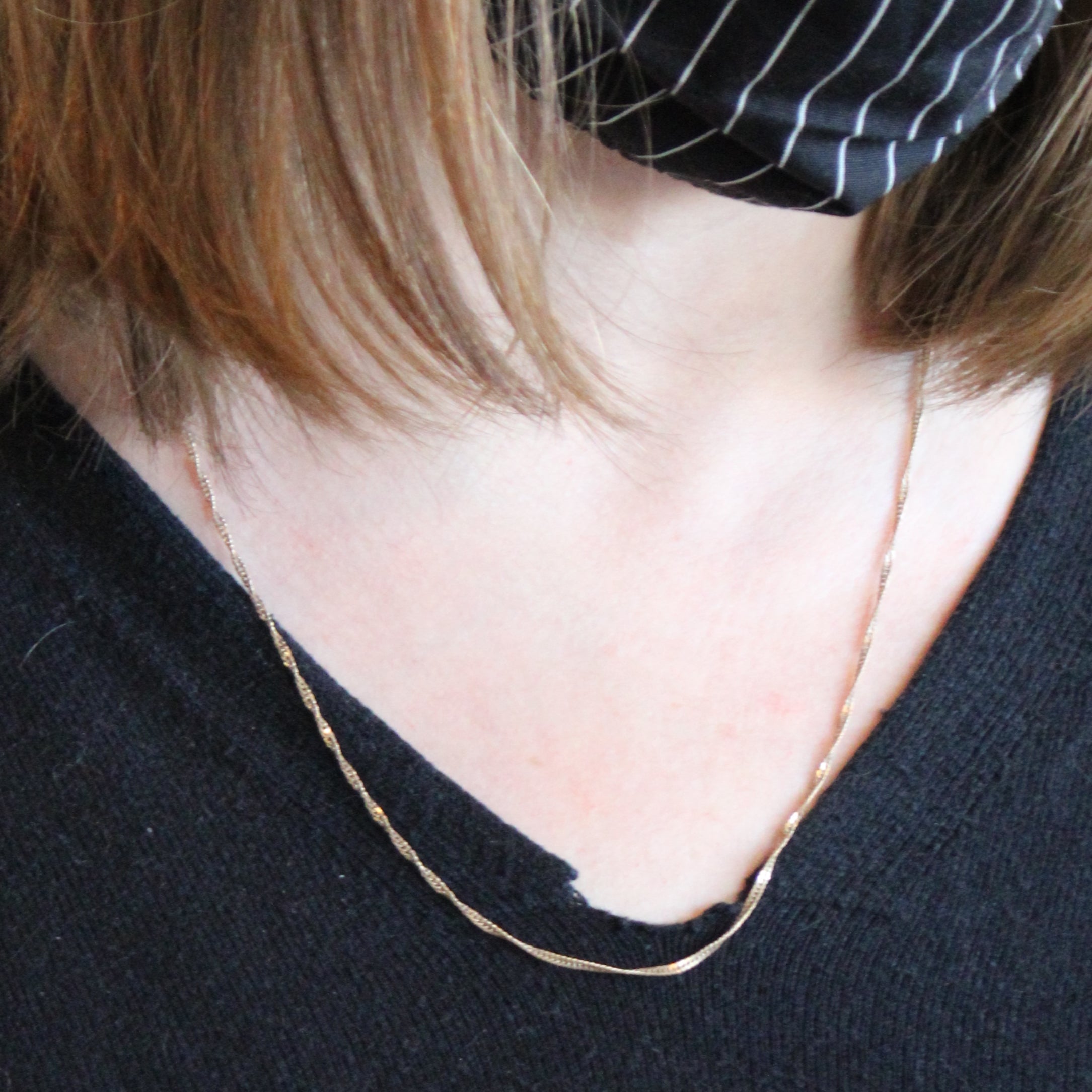 10k Yellow Gold Singapore Chain | 21" |