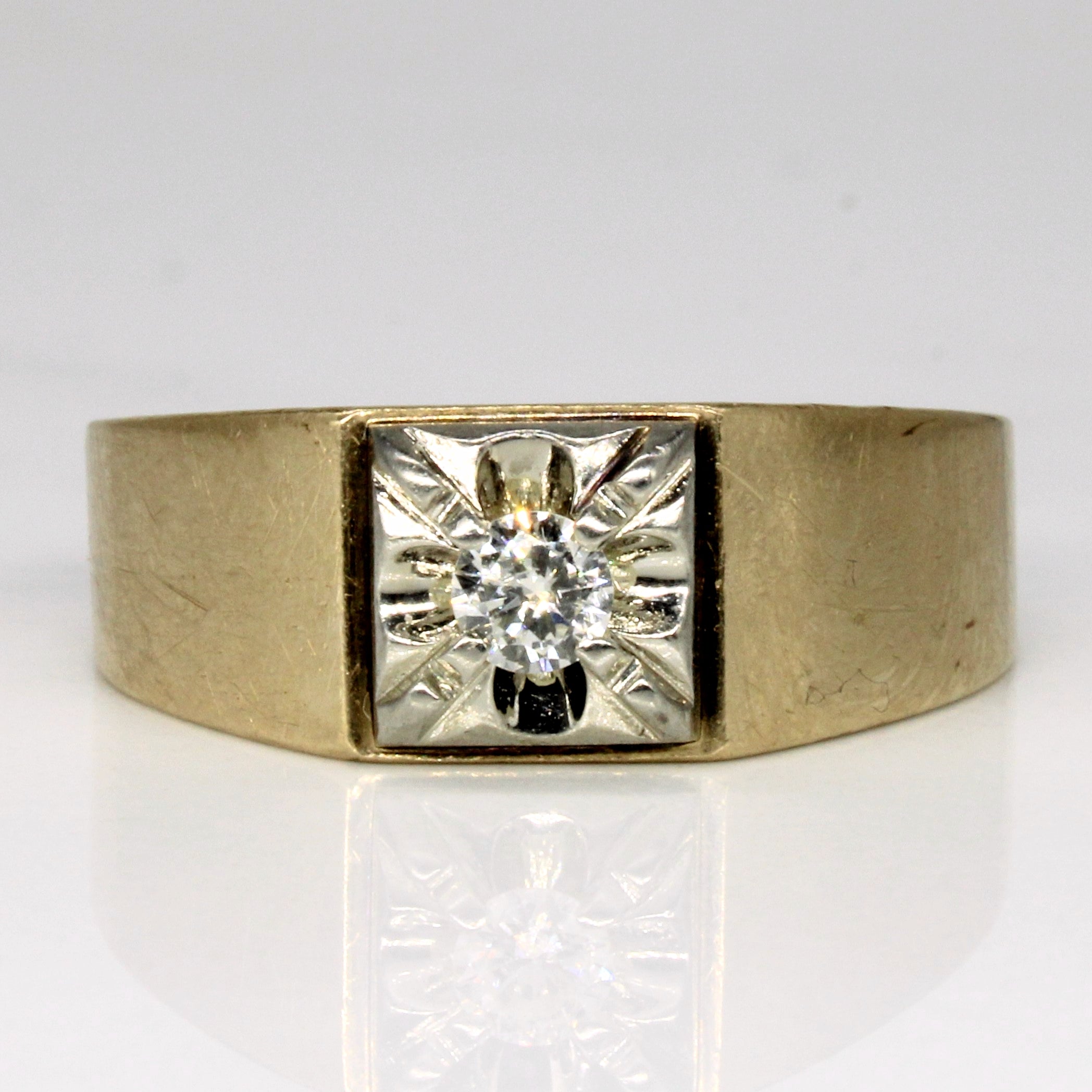 Solitaire Diamond Ring | 0.20ct | SZ 11 |