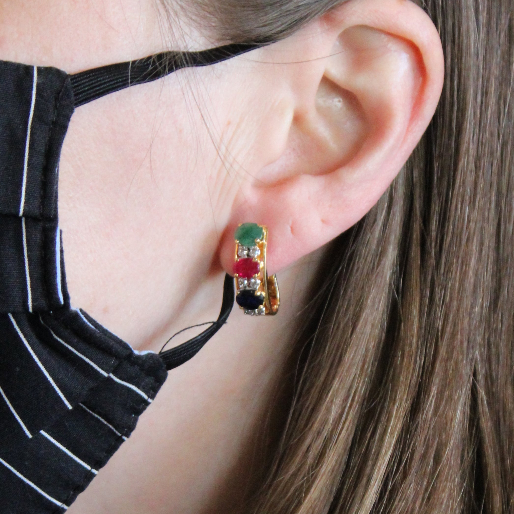 Multi Stone Pendant & Earrings | 8.50ctw 0.76ctw |