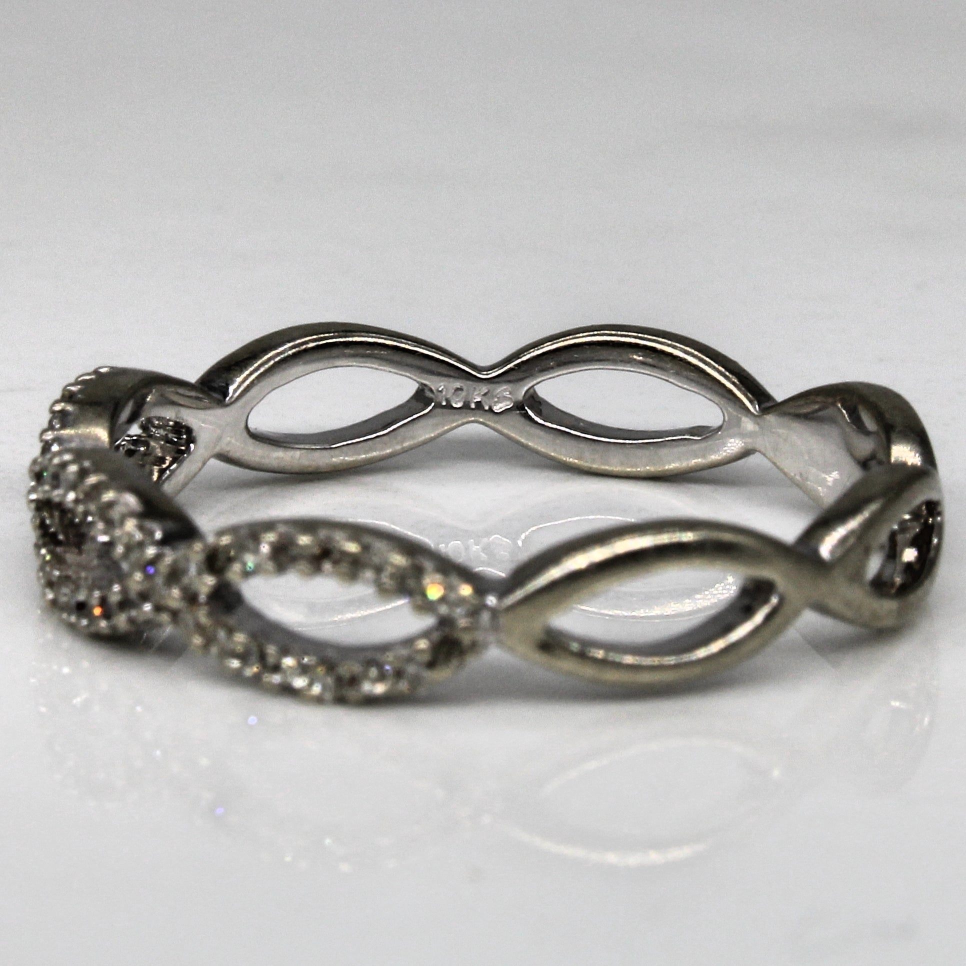 Diamond Infinity Ring | 0.15ctw | SZ 7 |