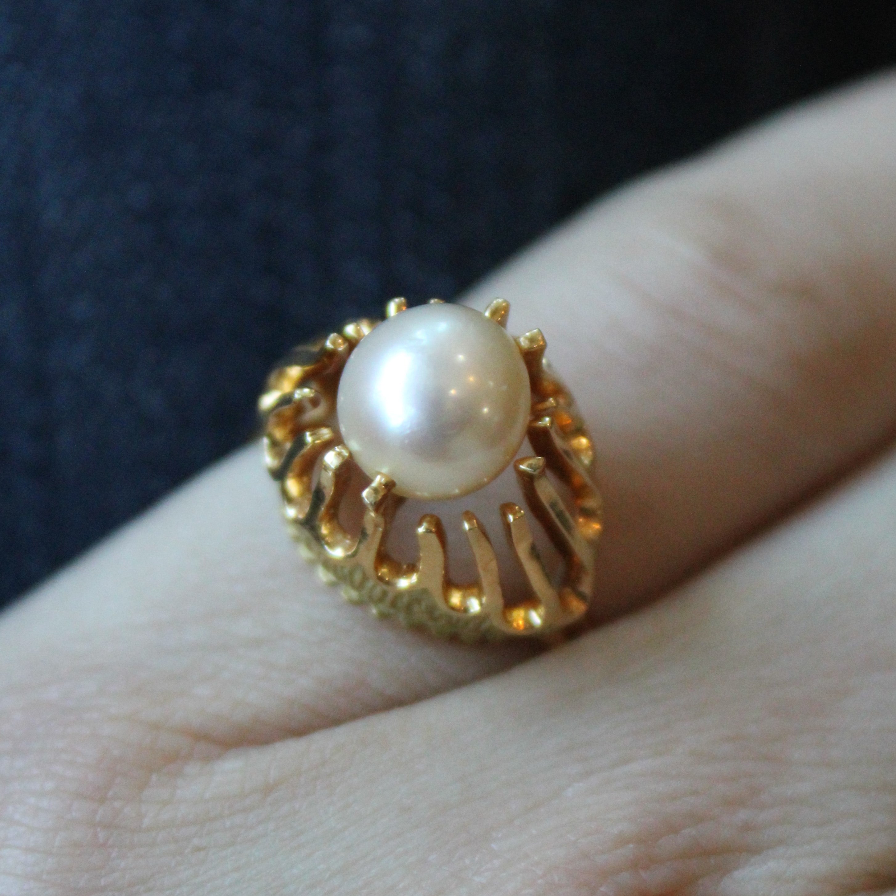Pearl Bubble Ring | SZ 6.75 |