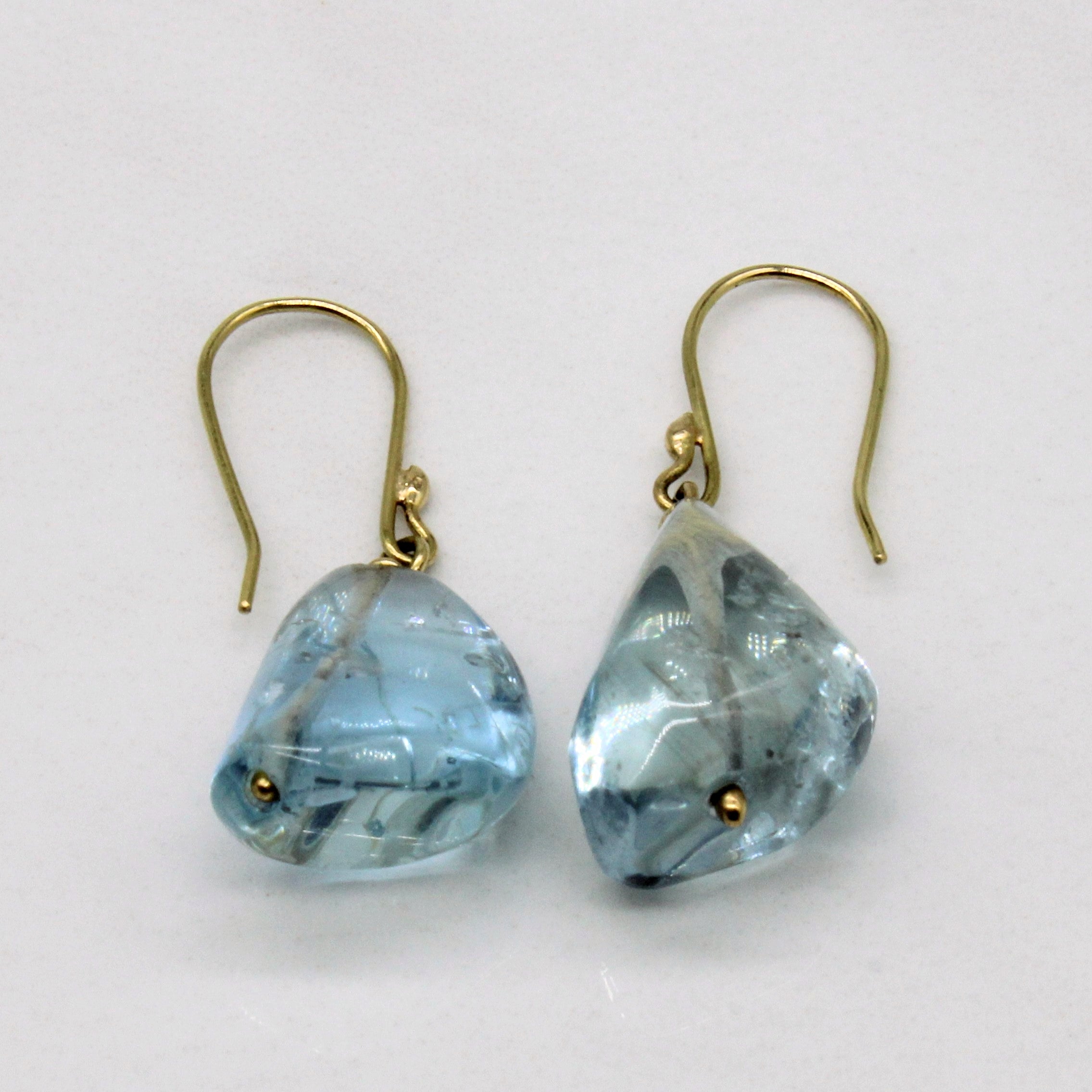 Aquamarine & Citrine Earring & Necklace Set | 135.00ctw, 10.00ctw | 15" |