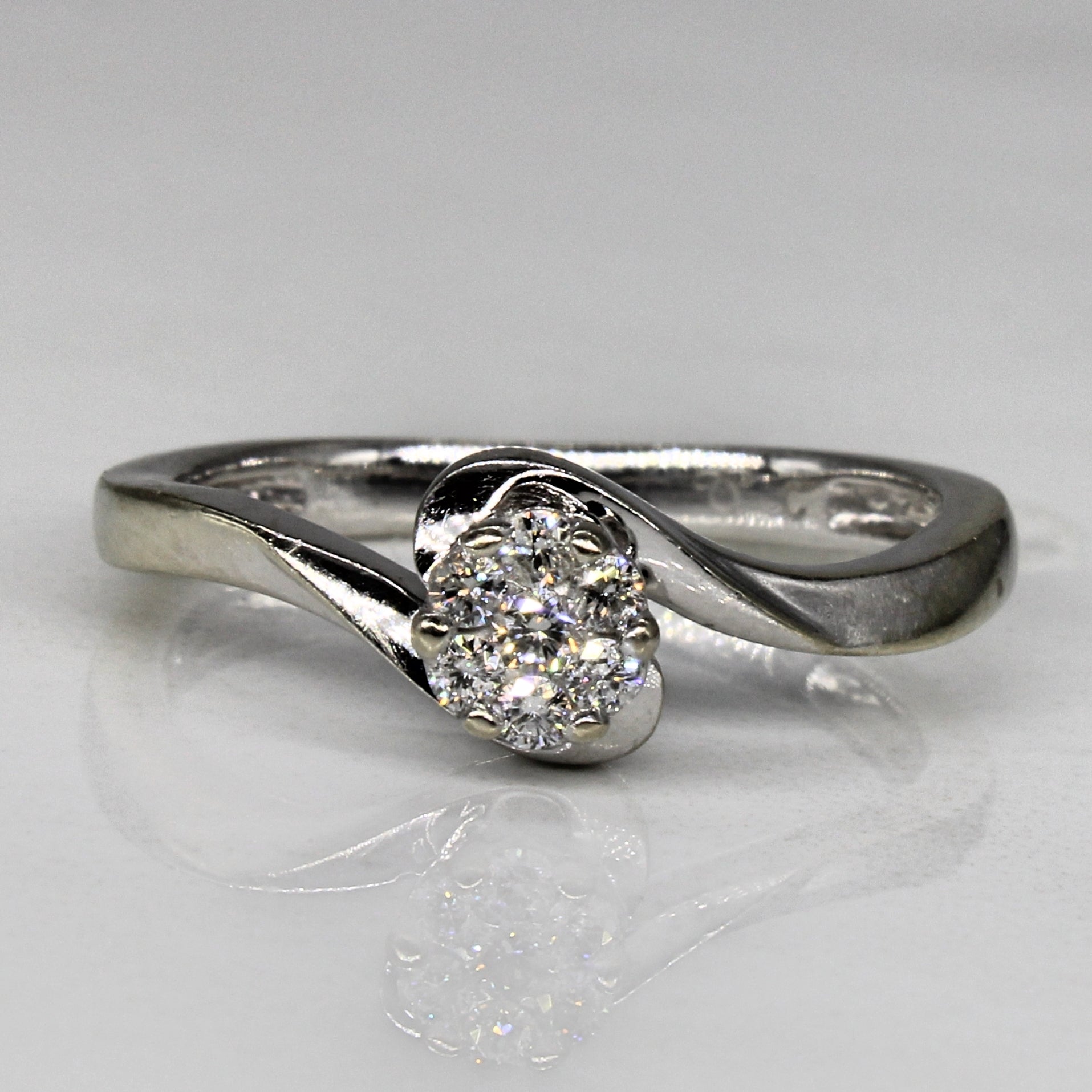 Diamond Bypass Cluster Ring | 0.08ctw | SZ 5 |