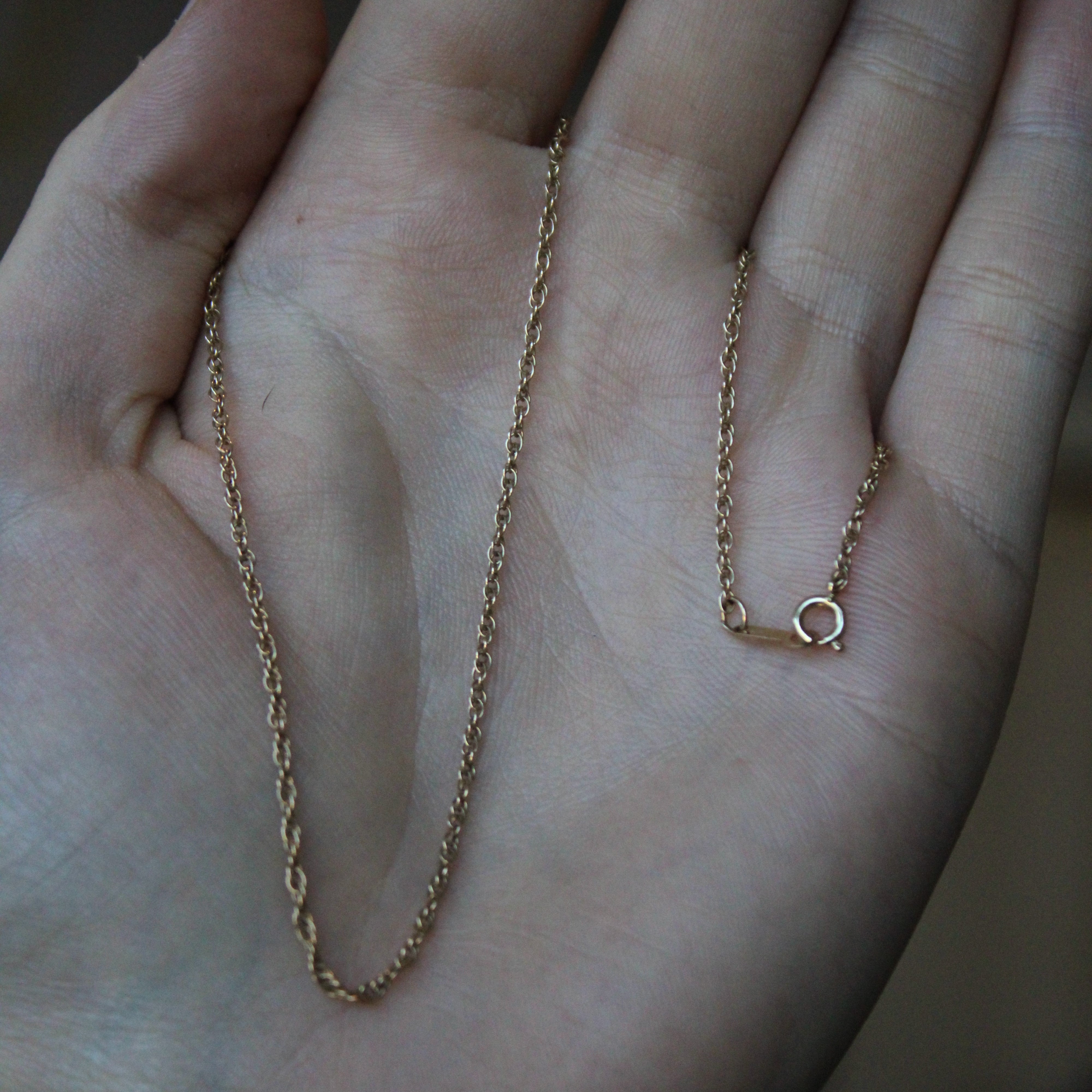 14k Yellow Gold Prince of Wales Chain | 16" |