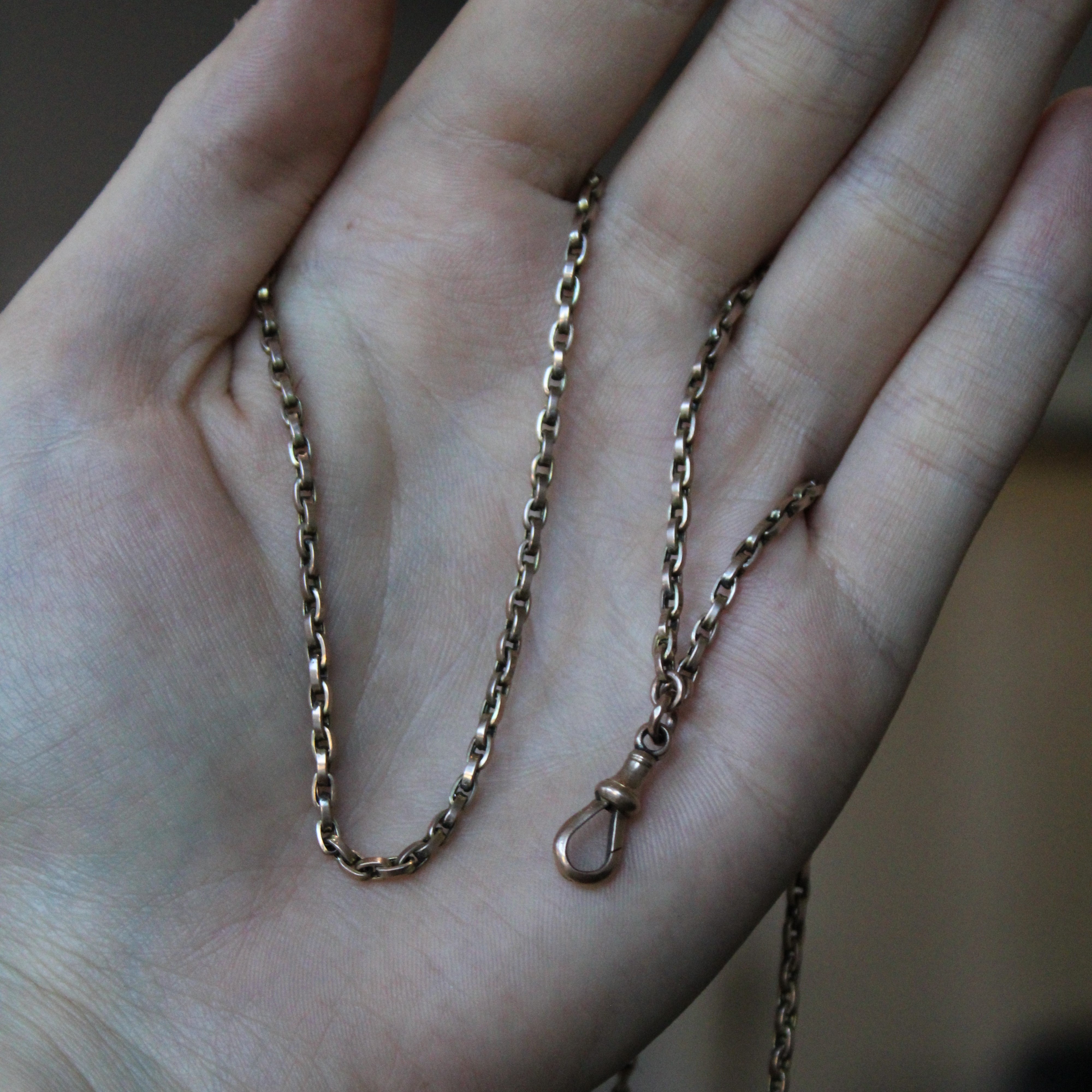 9k Yellow Gold Pocket Watch Chain | 57" |