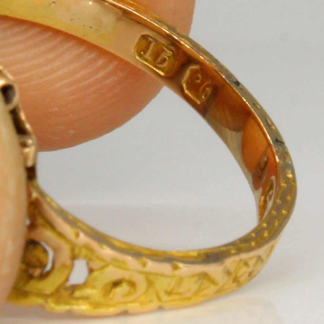 1873 Birmingham Multi Gem Antique Ring | 0.83ctw | SZ 7 |