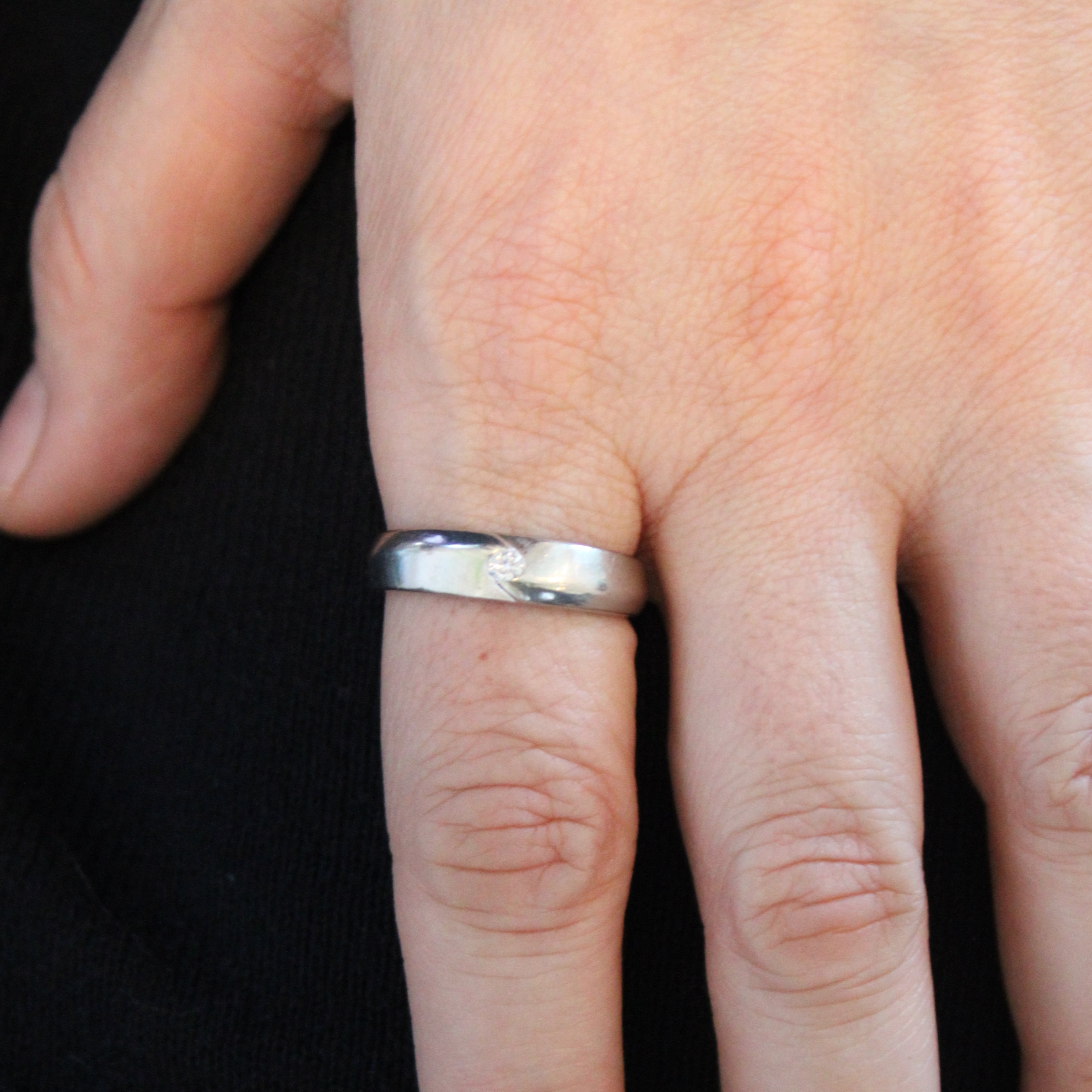 Flush Set Diamond Band | 0.08ct | SZ 9.75 |