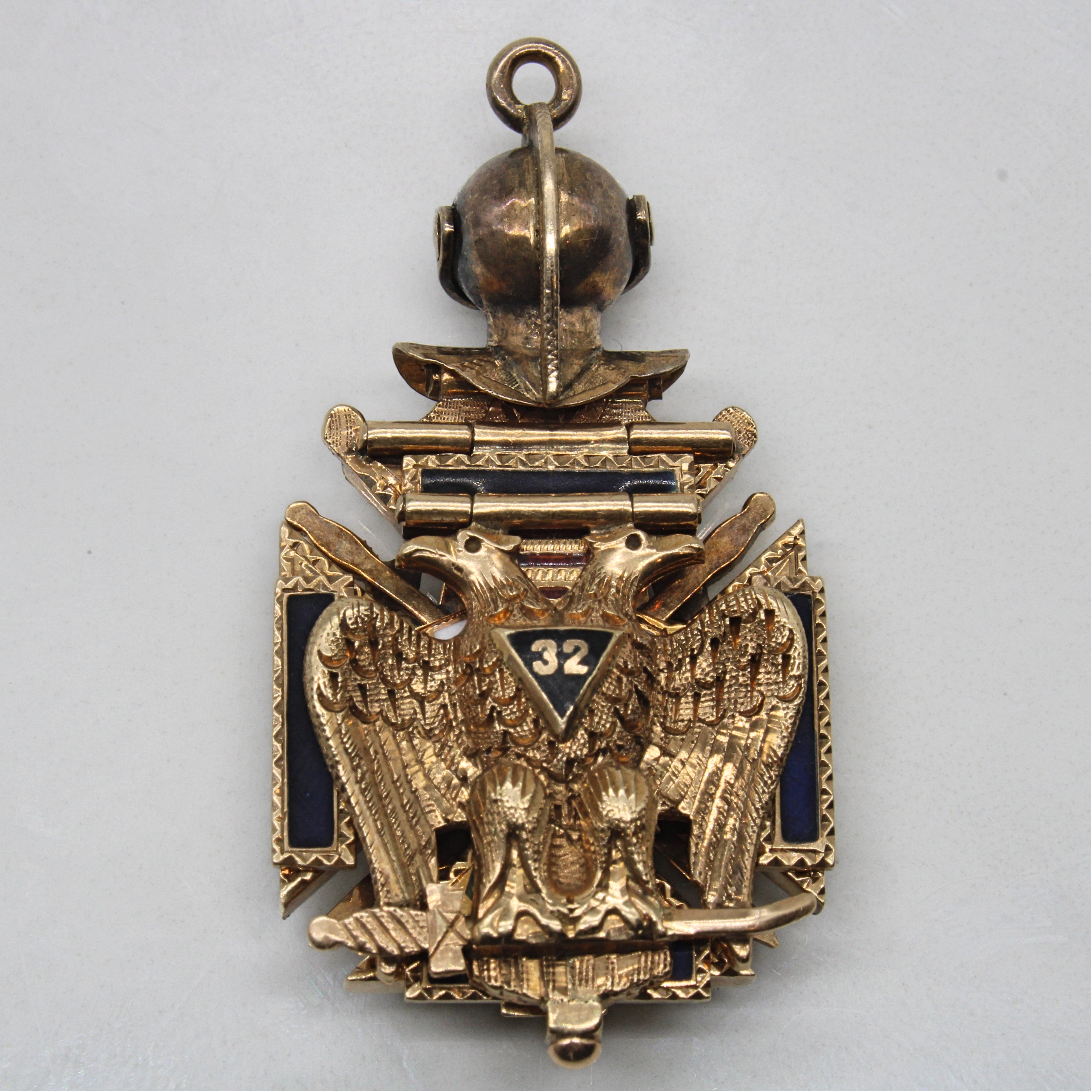 Masonic Ruby Foldable Pendant | 2.00ctw |