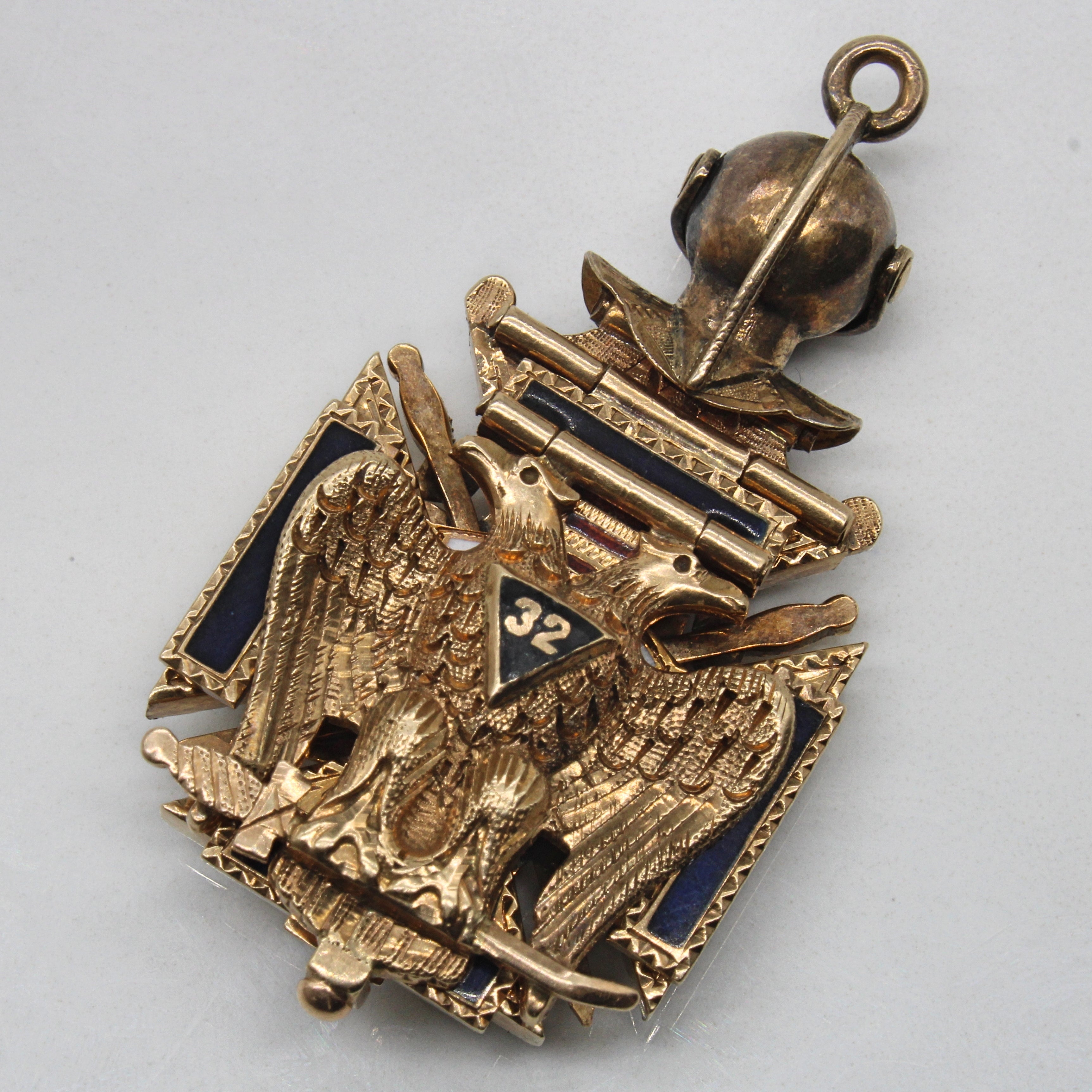 Masonic Ruby Foldable Pendant | 2.00ctw |