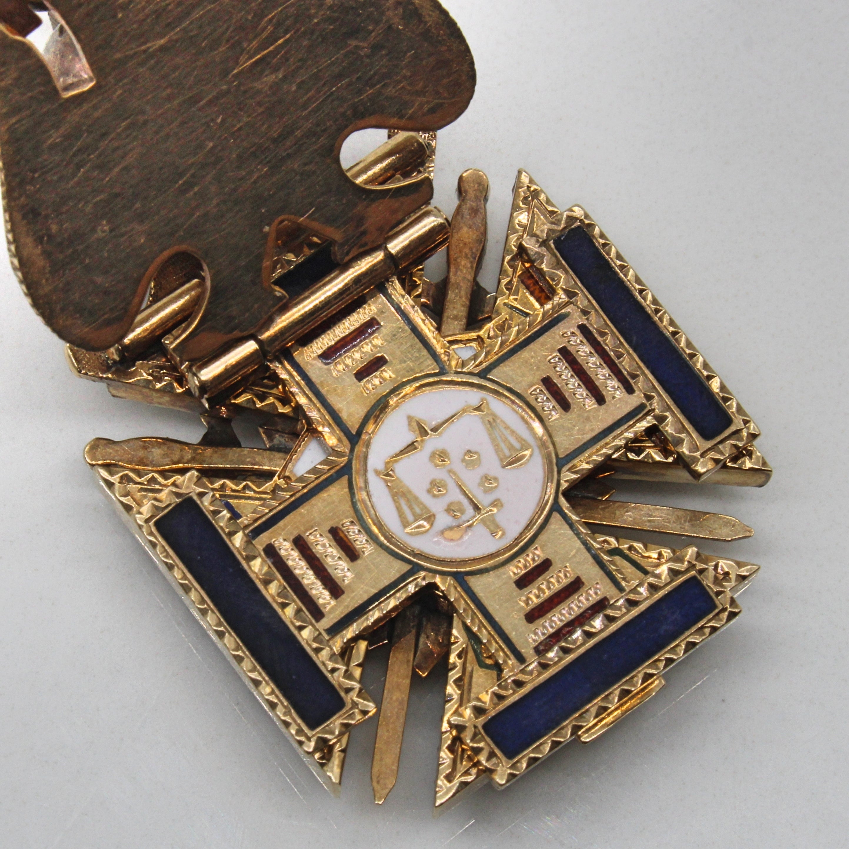 Masonic Ruby Foldable Pendant | 2.00ctw |