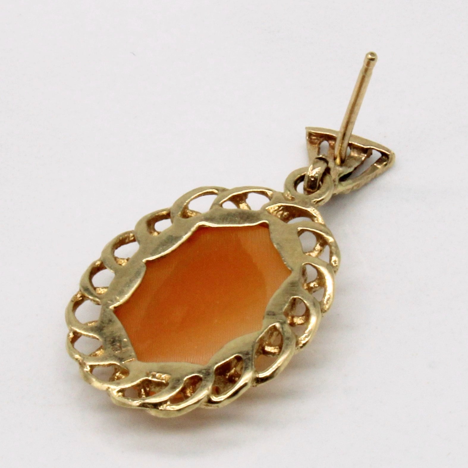 Shell Cameo Drop Earrings | 2.00ctw |