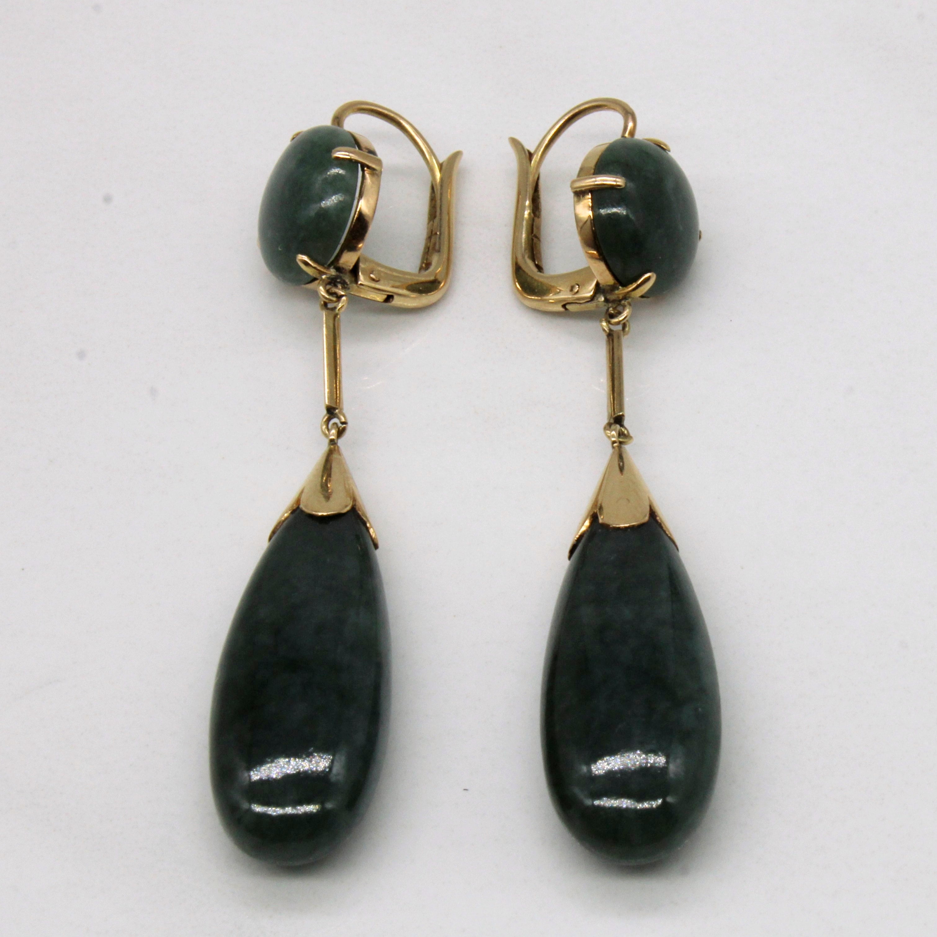 Agate Drop Earrings | 28.00ctw |