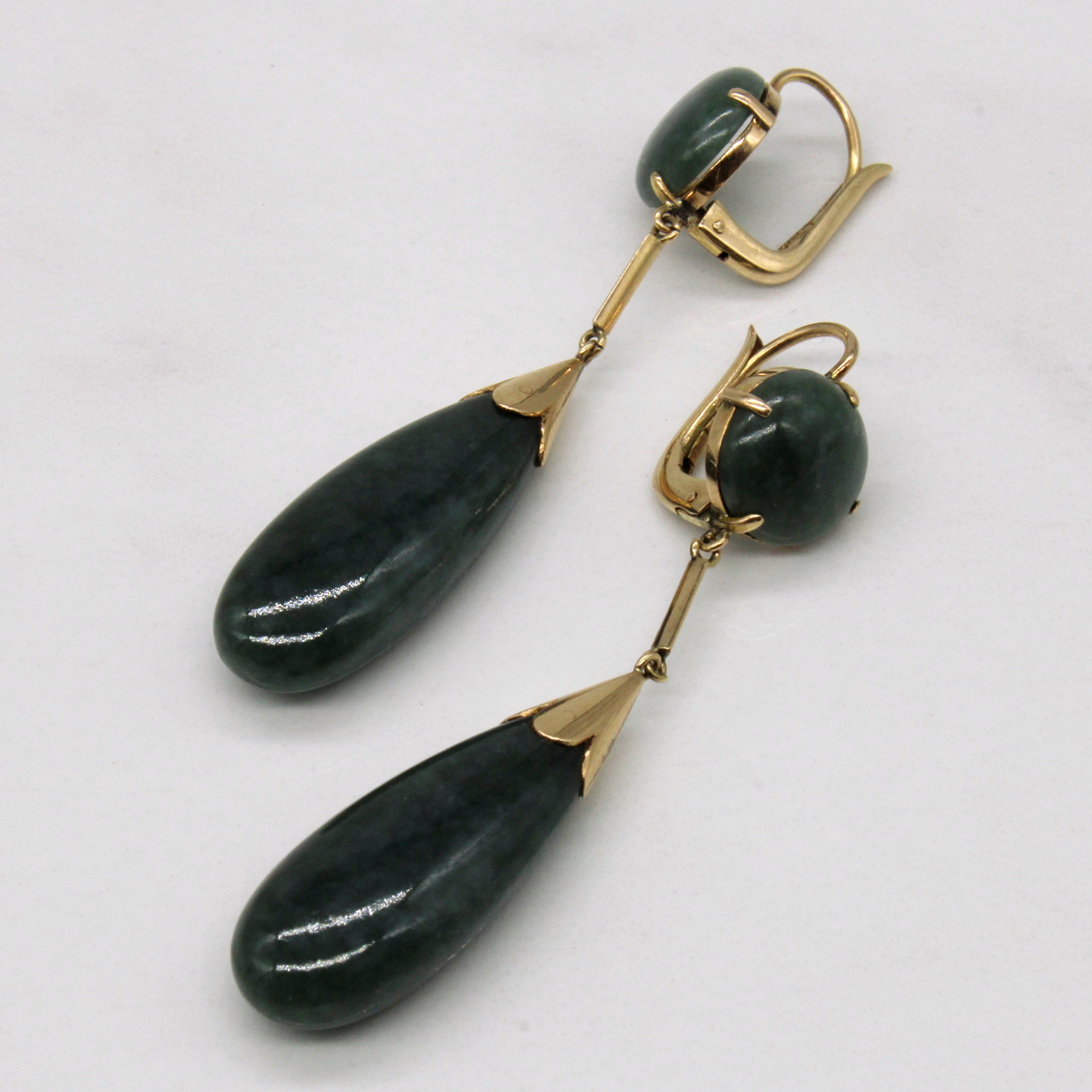 Agate Drop Earrings | 28.00ctw |
