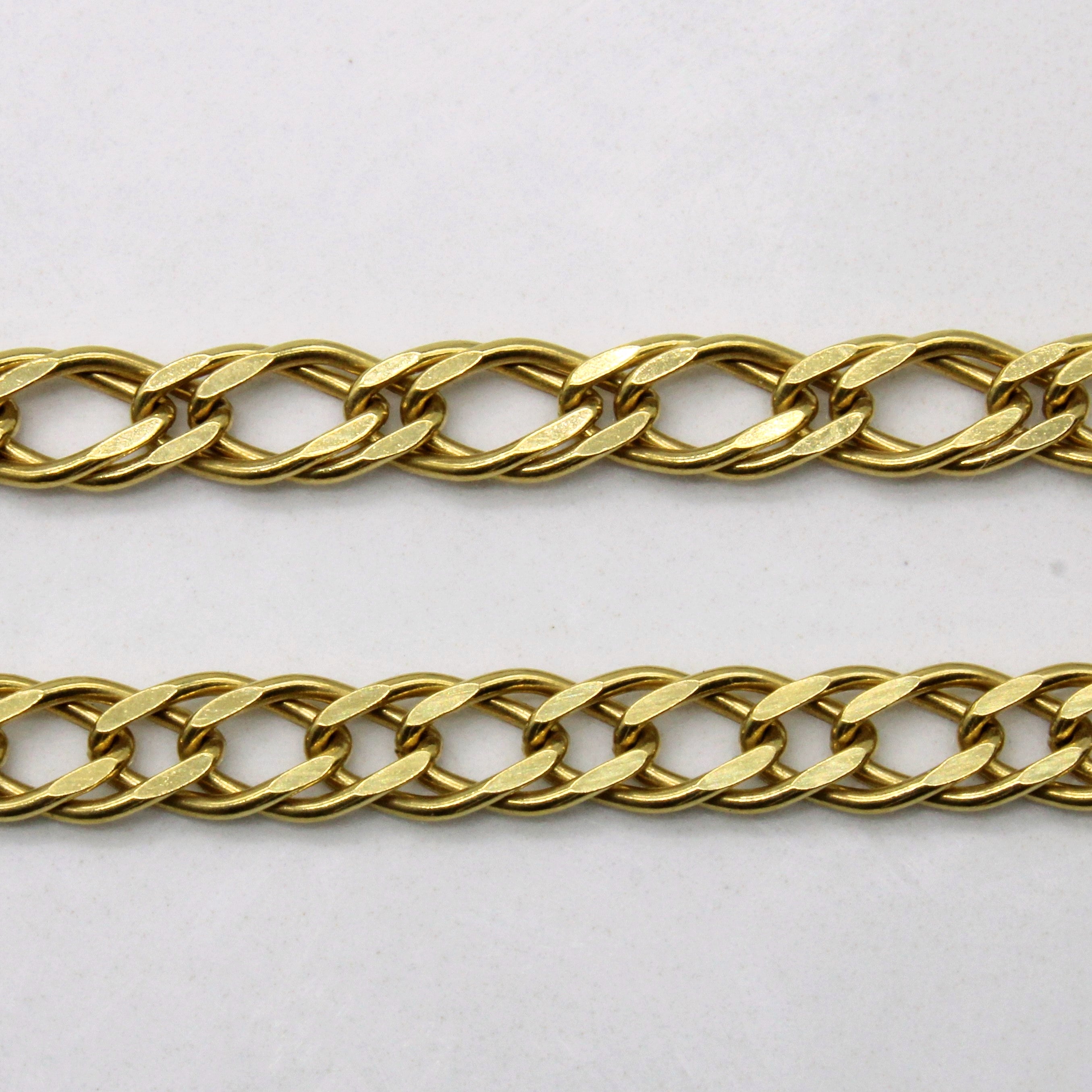 18k Yellow Gold Parallel Chain | 23" |