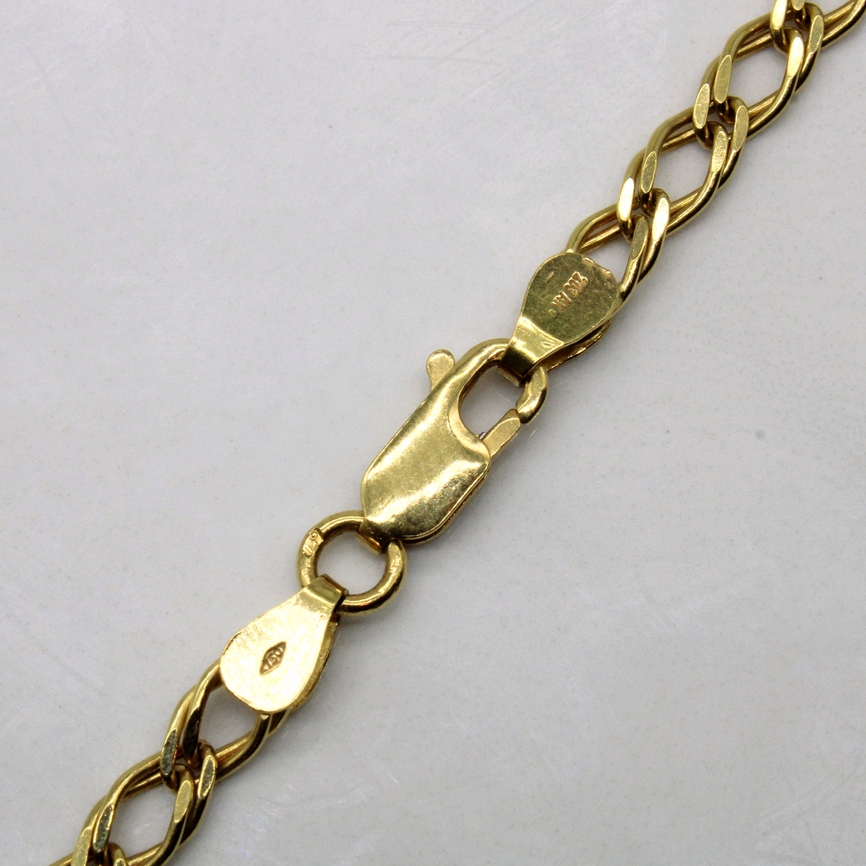 18k Yellow Gold Parallel Chain | 23" |