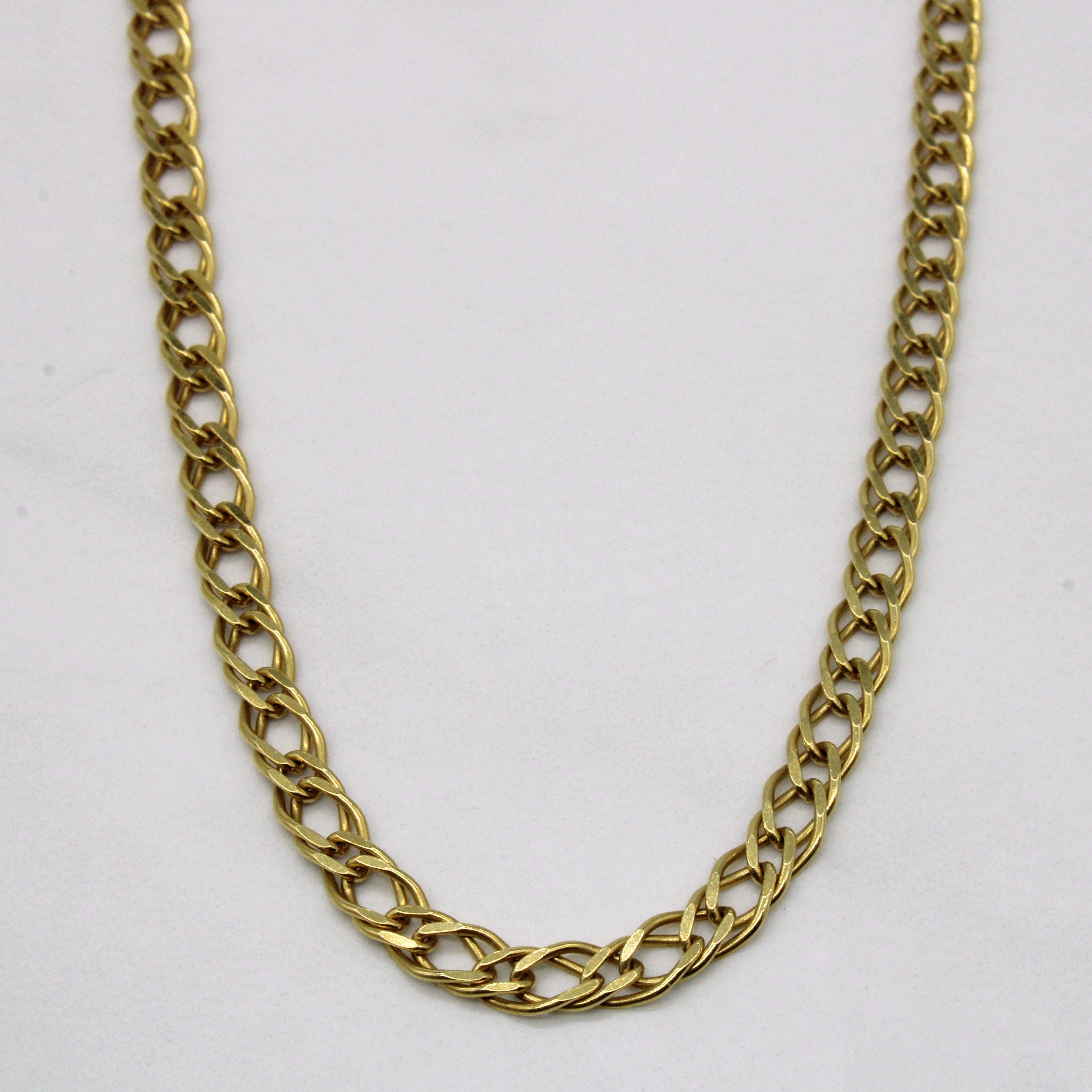 18k Yellow Gold Parallel Chain | 23" |