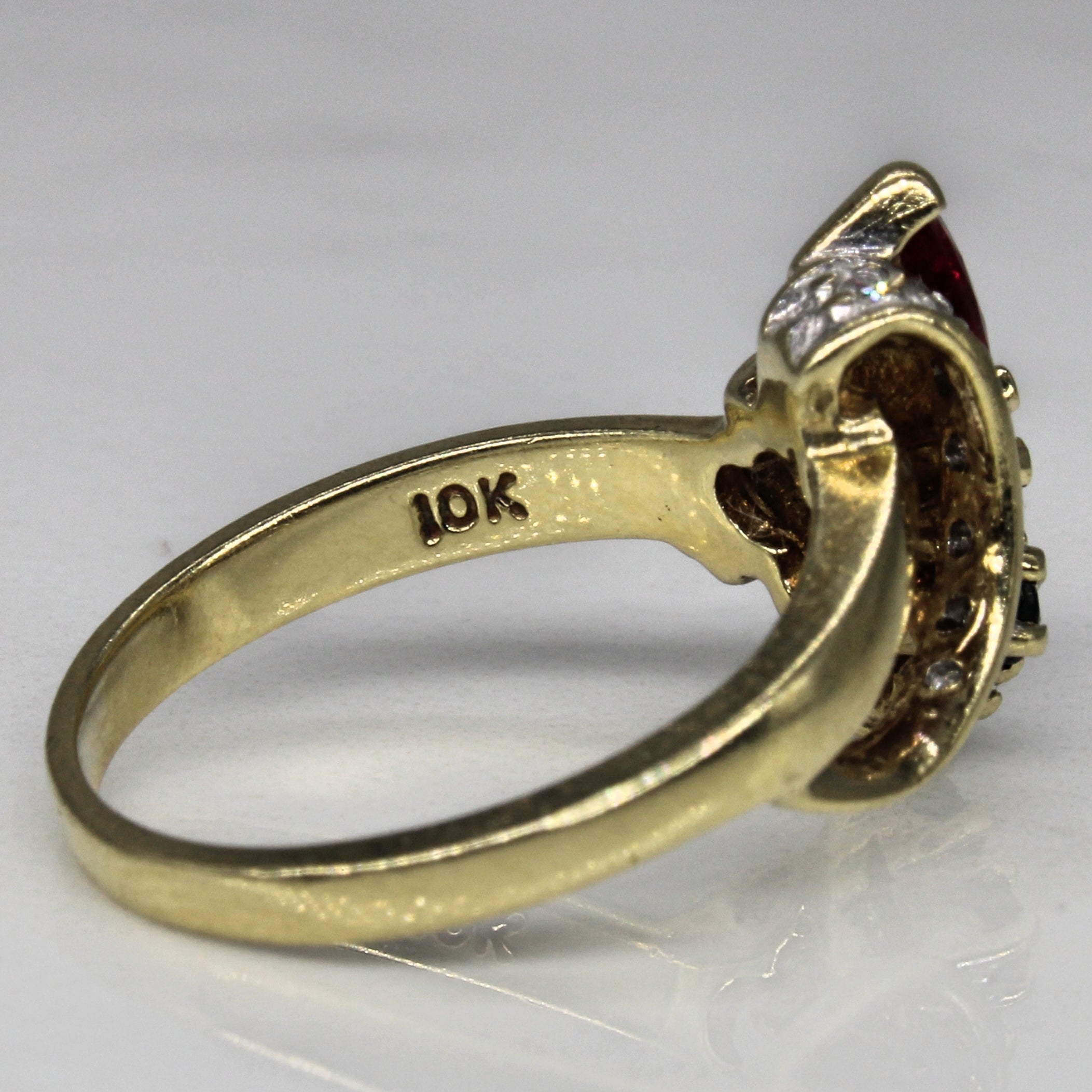 Bague cascade multi-pierres | 0,88 ct | Taille 5,5 |