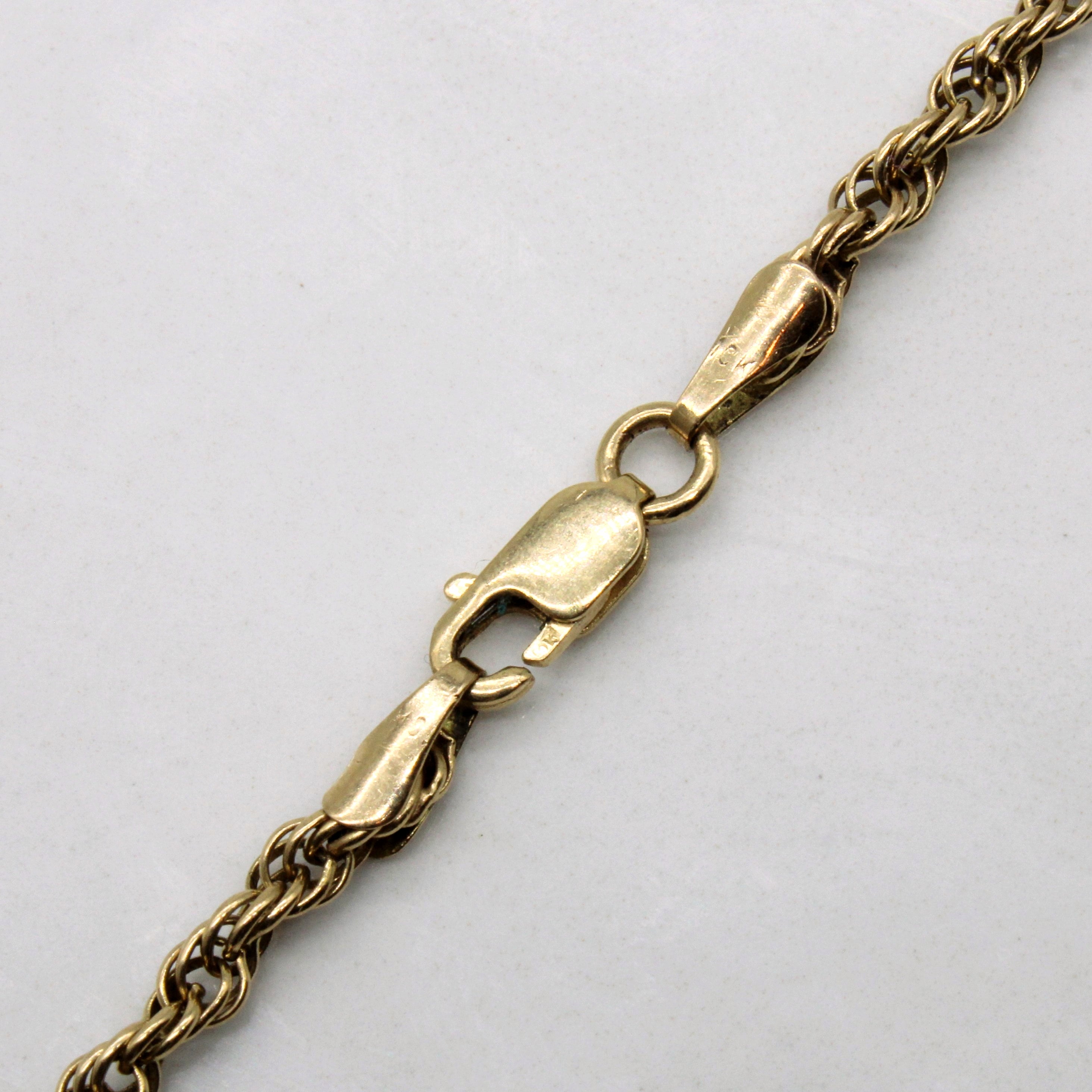 10k Yellow Gold Rope Chain | 18" |