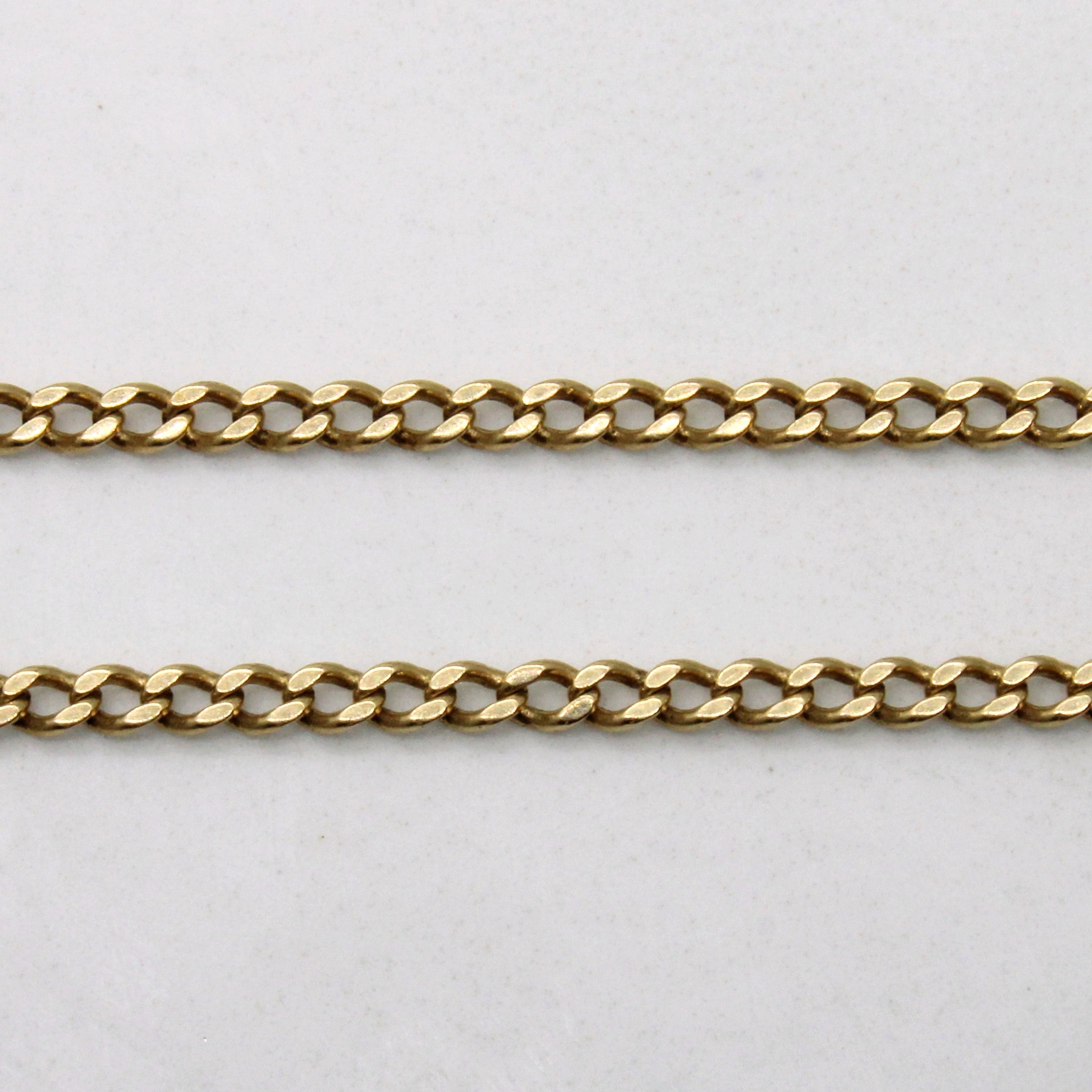 10k Yellow Gold Curb Chain | 26" |