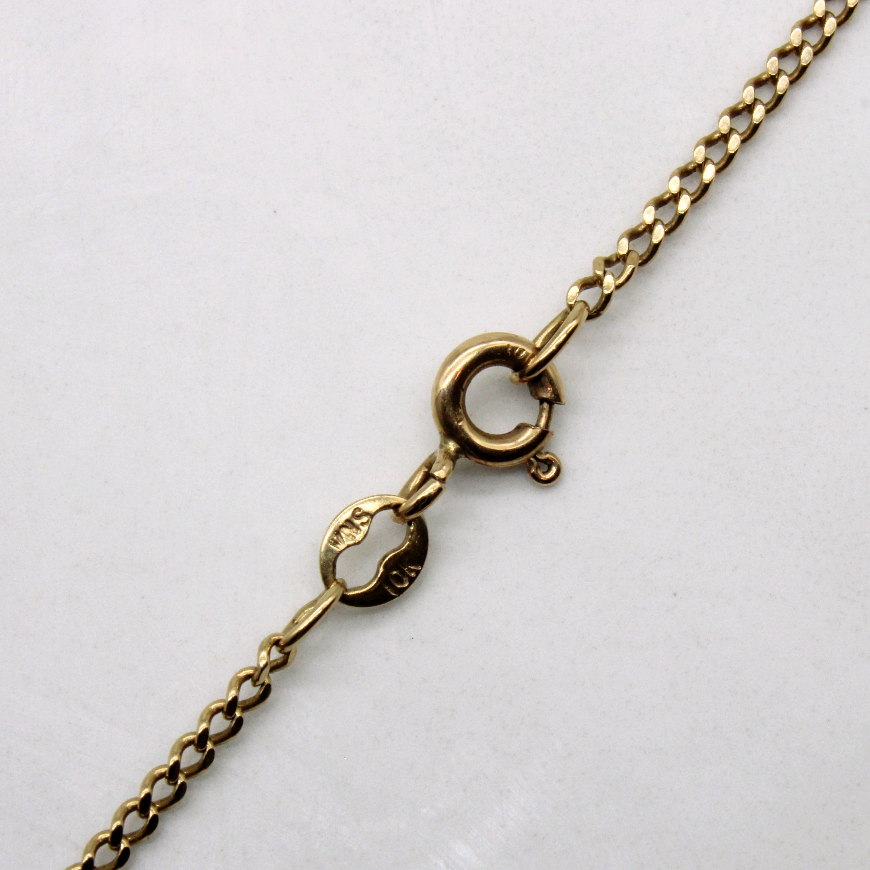 10k Yellow Gold Curb Chain | 26" |