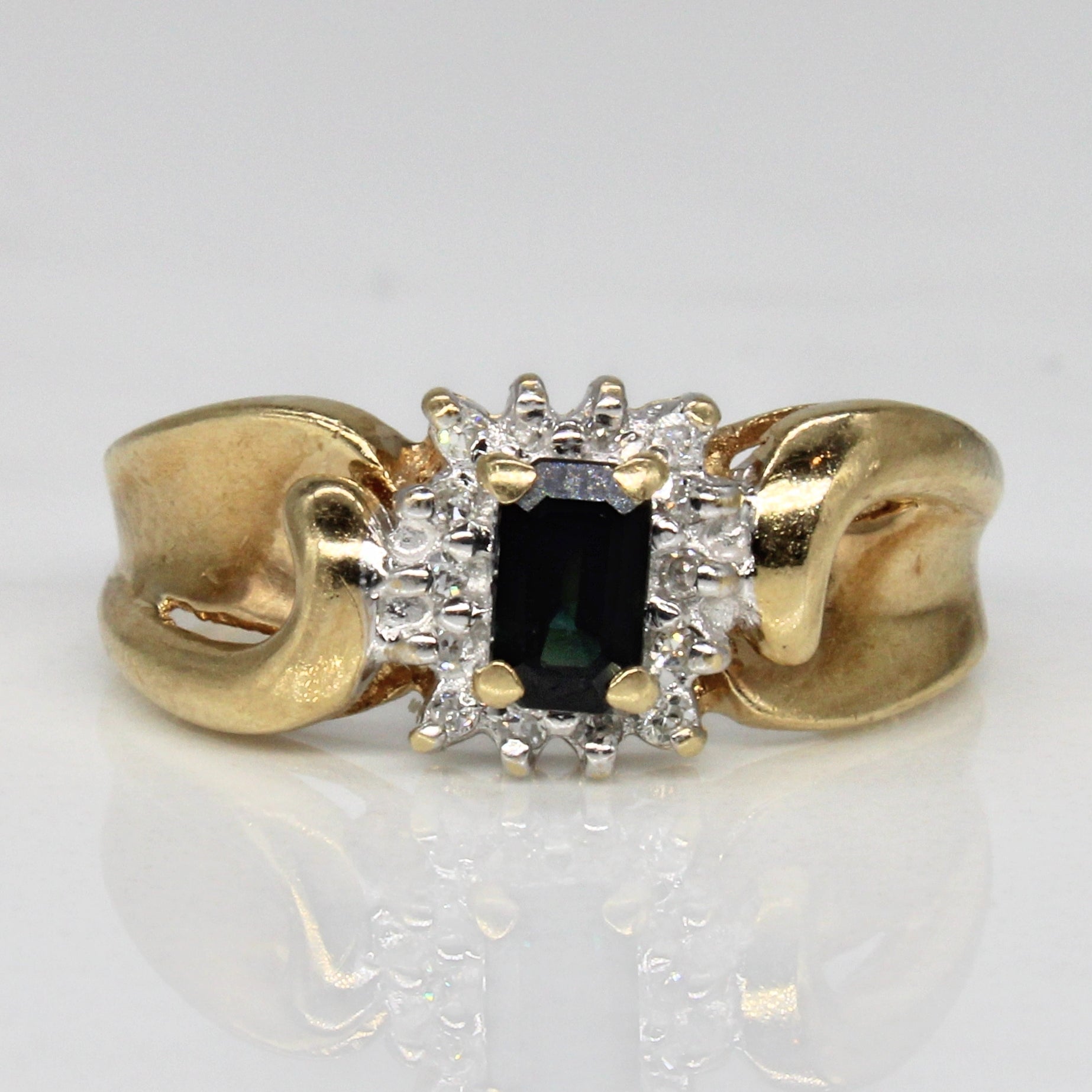 Sapphire & Diamond Ring | 0.35ct, 0.07ctw | SZ 6 |