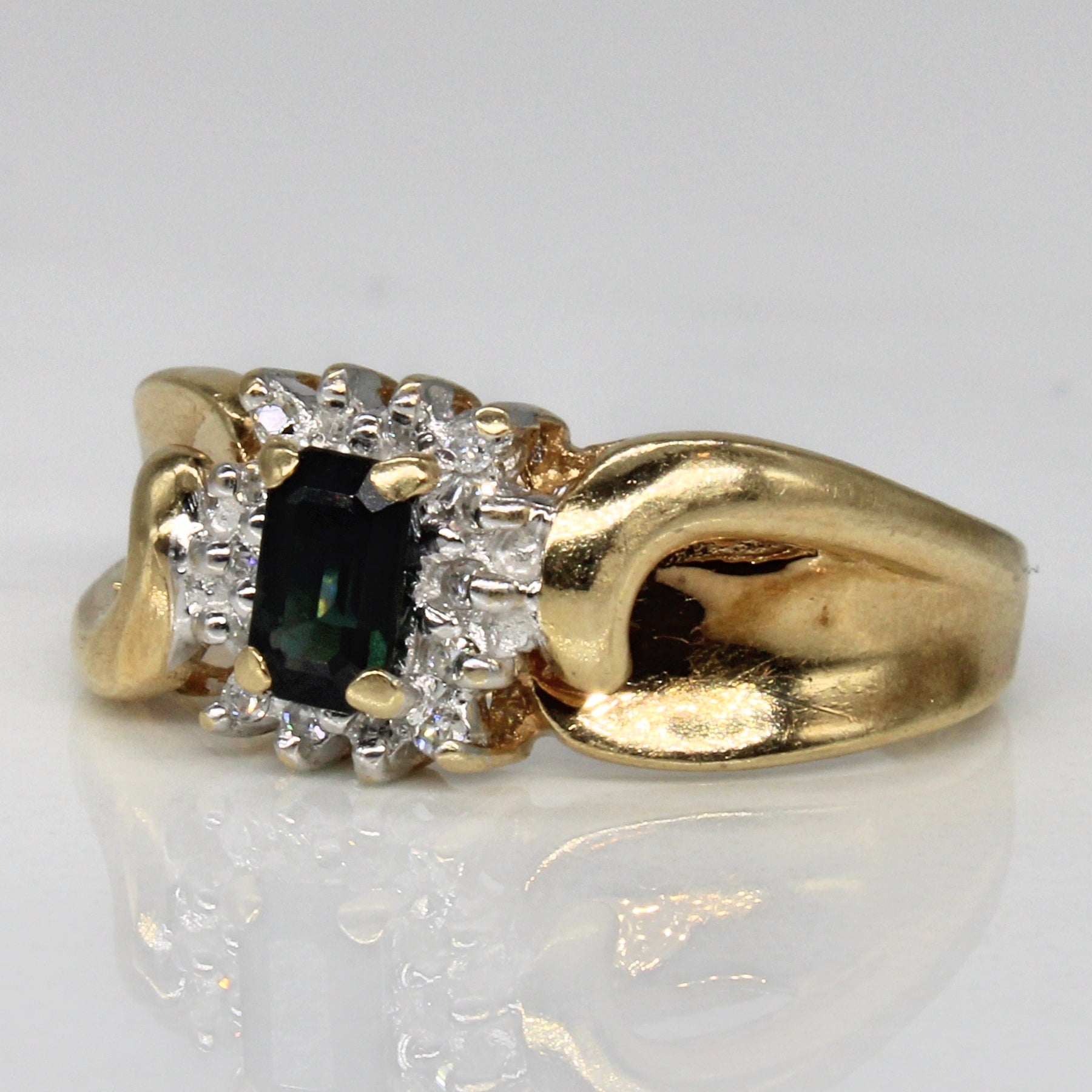 Sapphire & Diamond Ring | 0.35ct, 0.07ctw | SZ 6 |