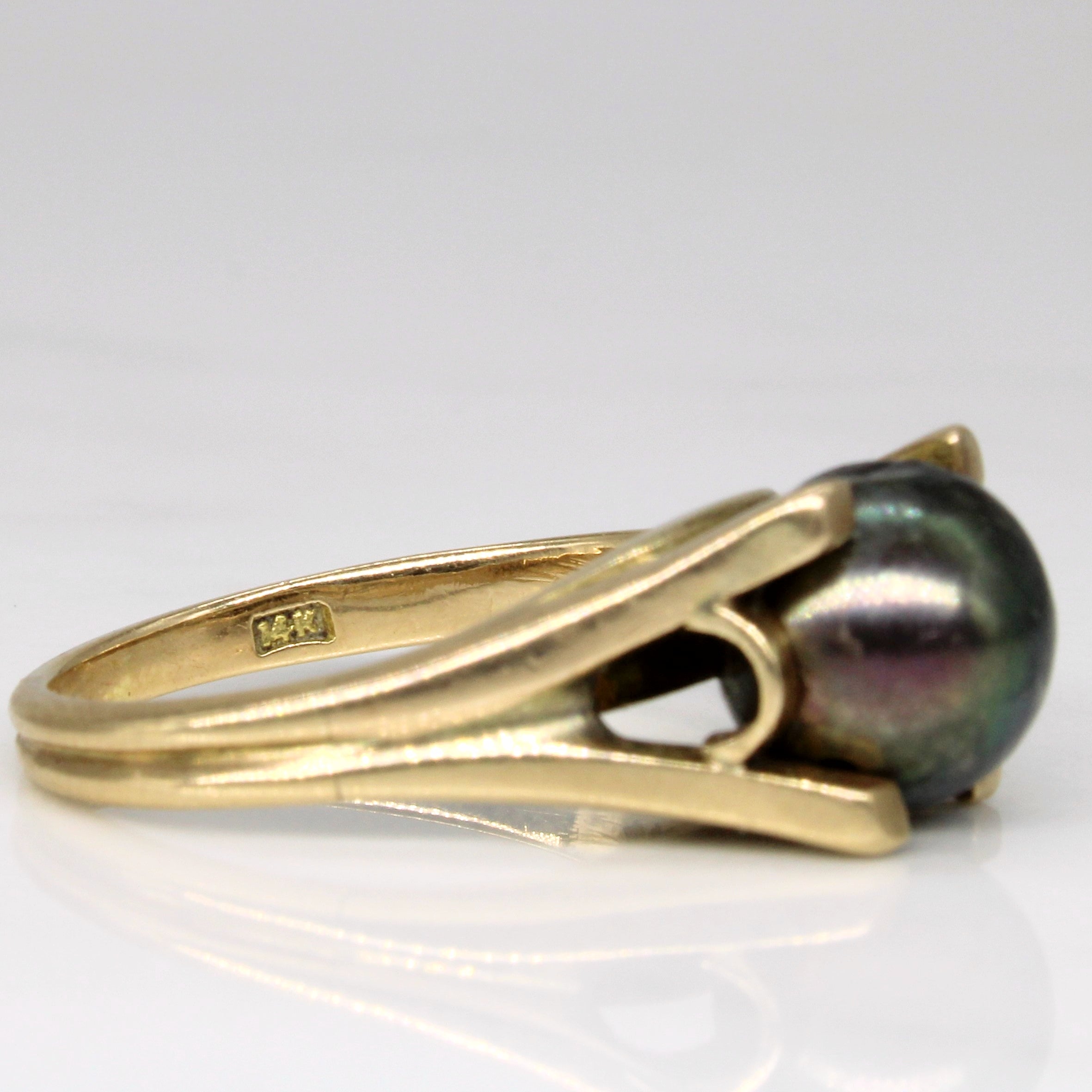 Black Pearl Ring | SZ 7.5 |