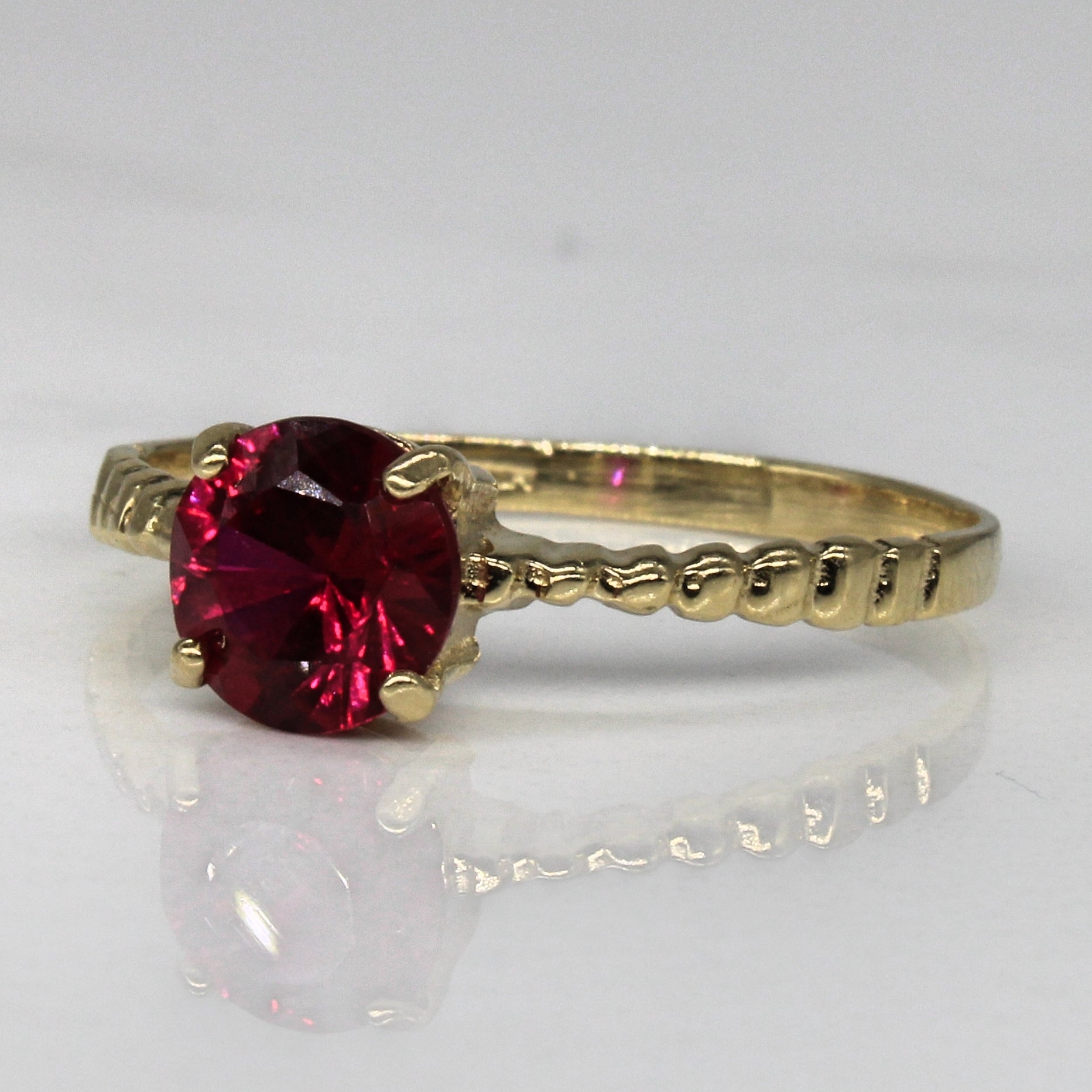 Bague cocktail rubis | 1,00 ct | Taille 8 |