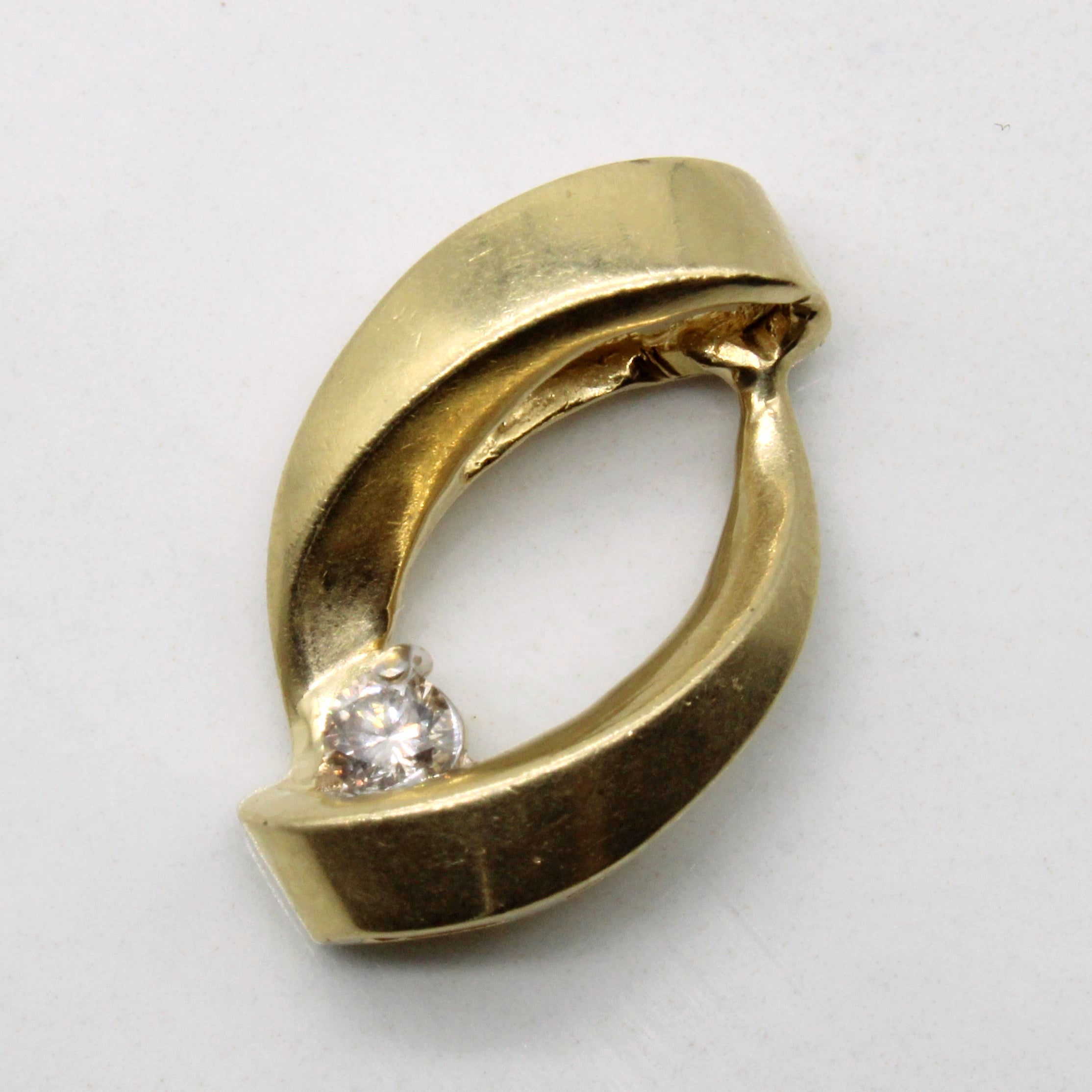 Diamond Twist Pendant | 0.08ct |