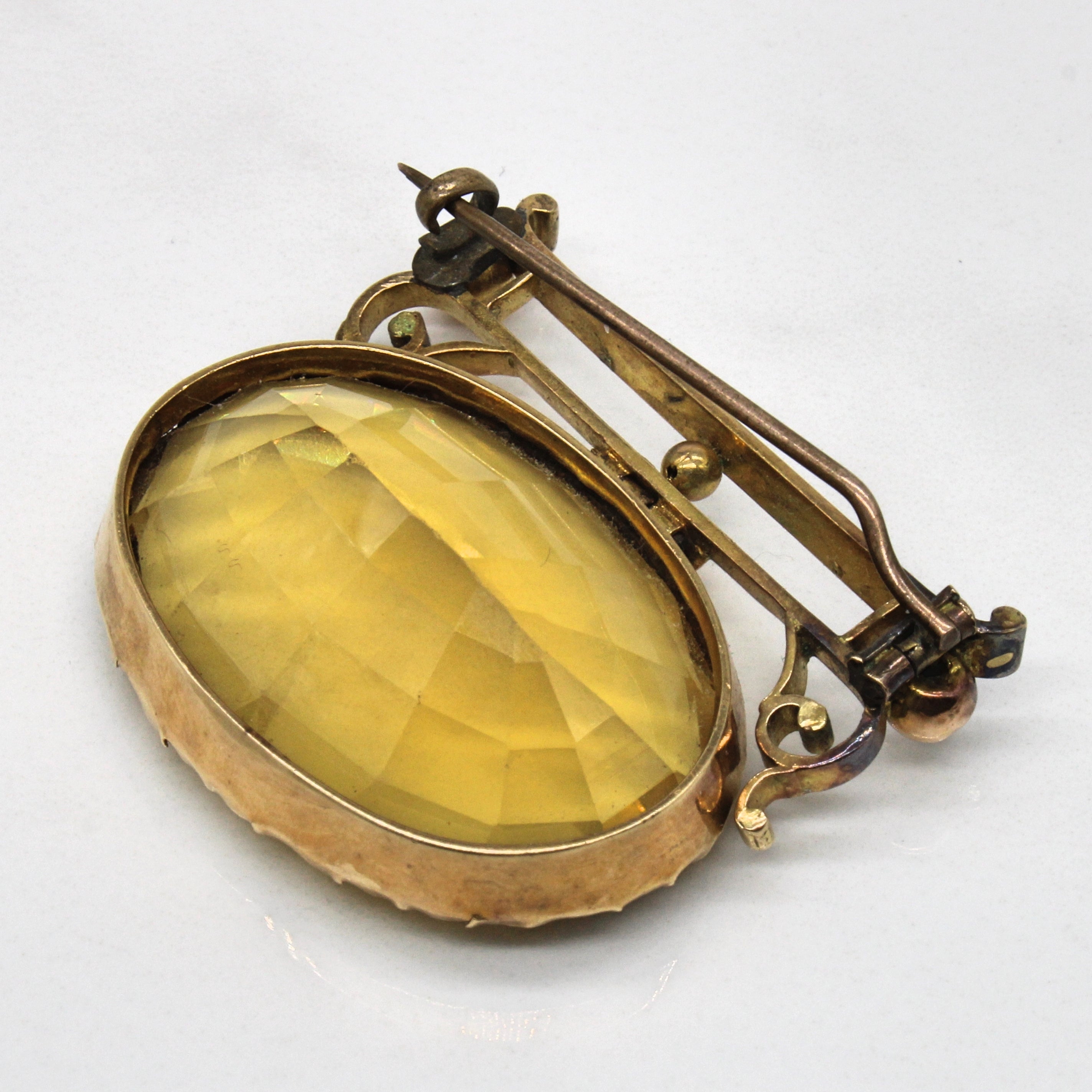 Large Citrine Brooch | 65.40ct |