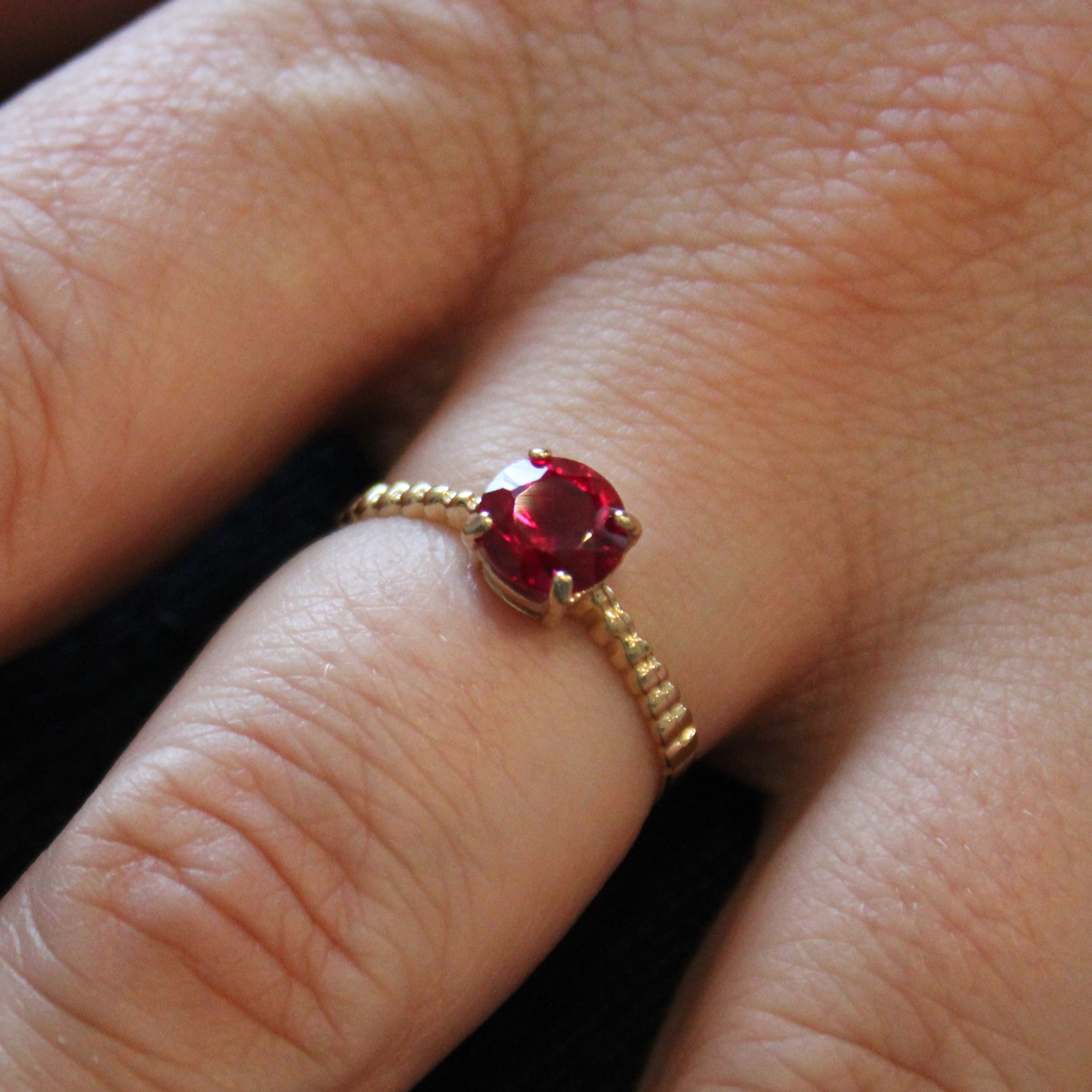 Bague cocktail rubis | 1,00 ct | Taille 8 |