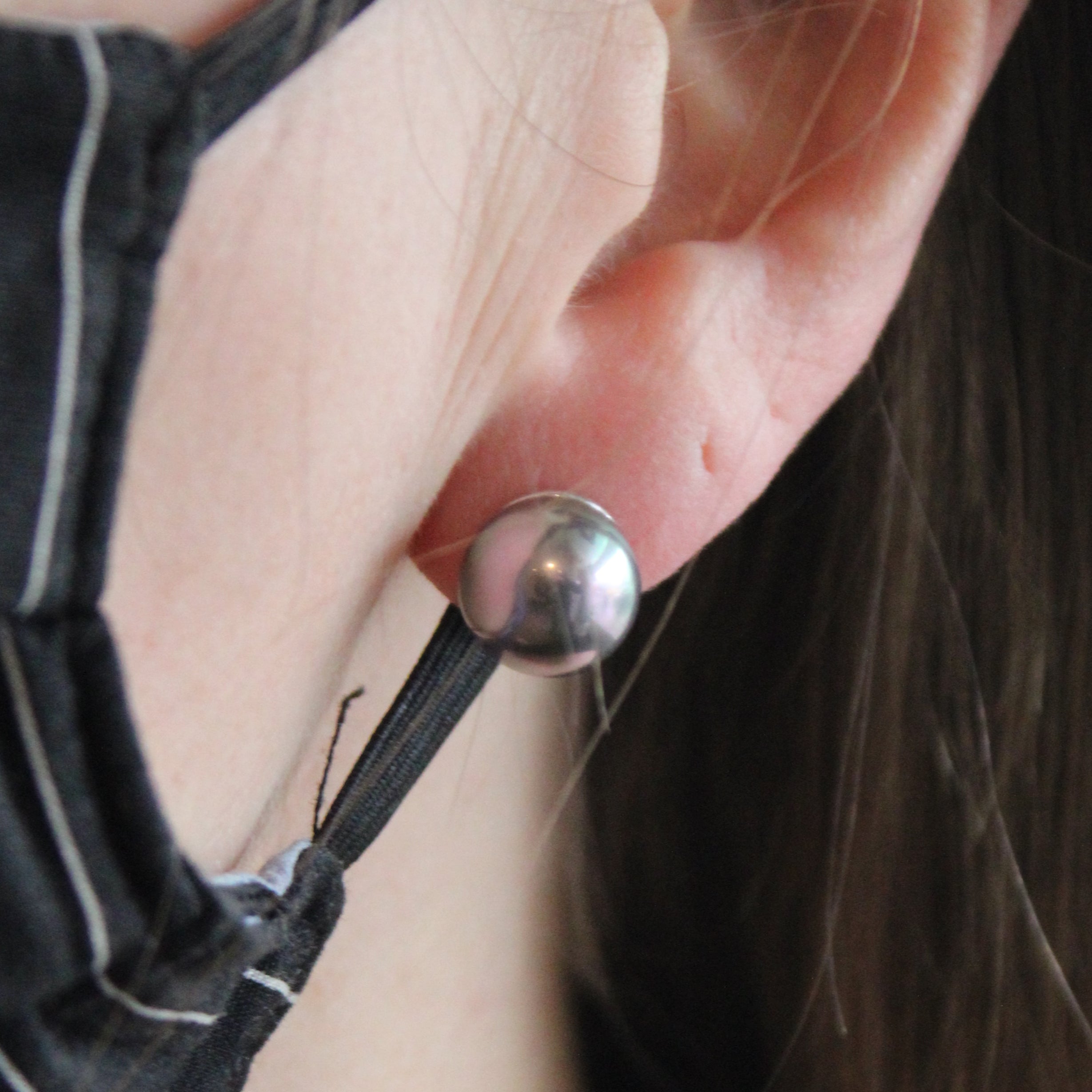 Sterling Silver Imitation Pearl Stud Earrings