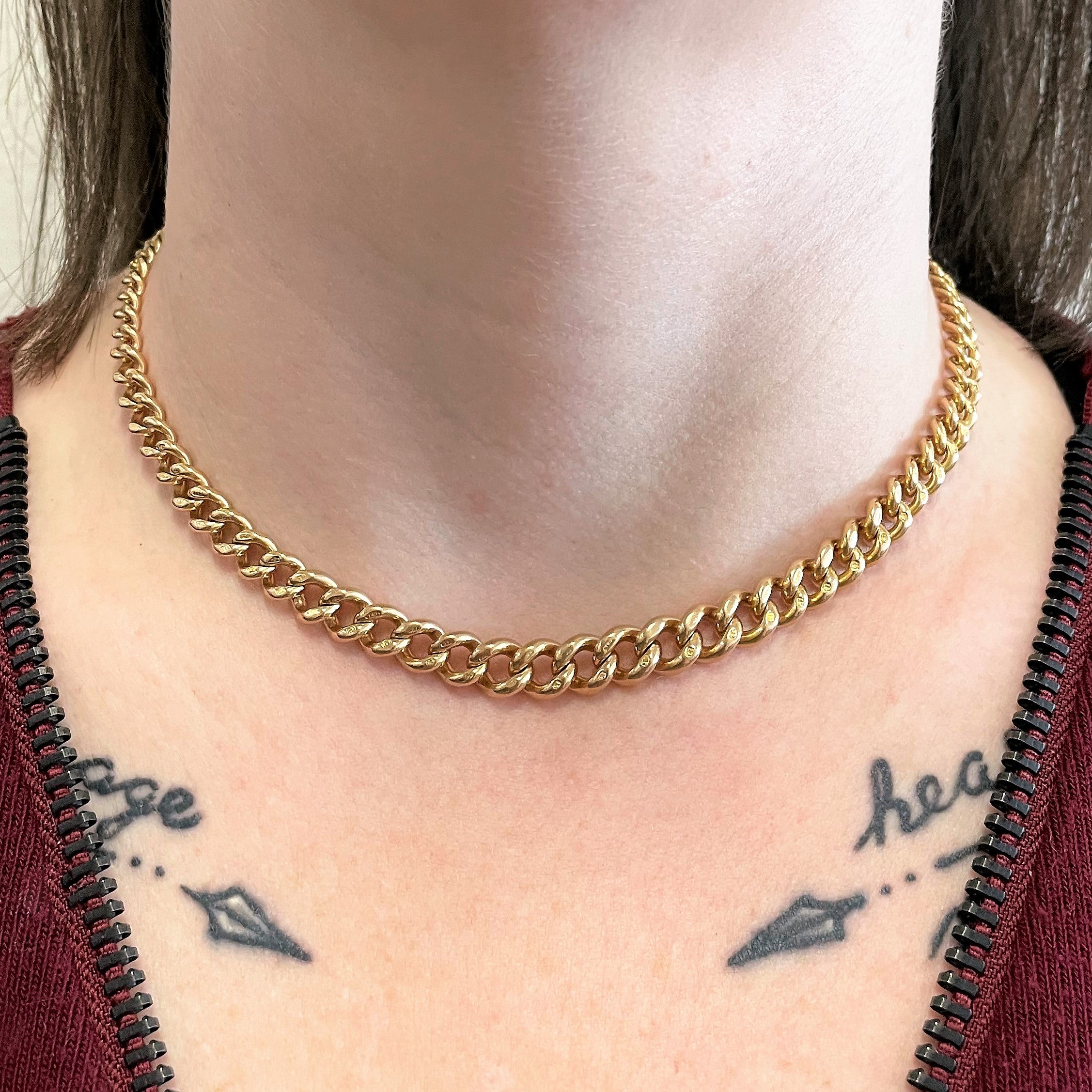 Collier à chaîne victorienne | 15" |