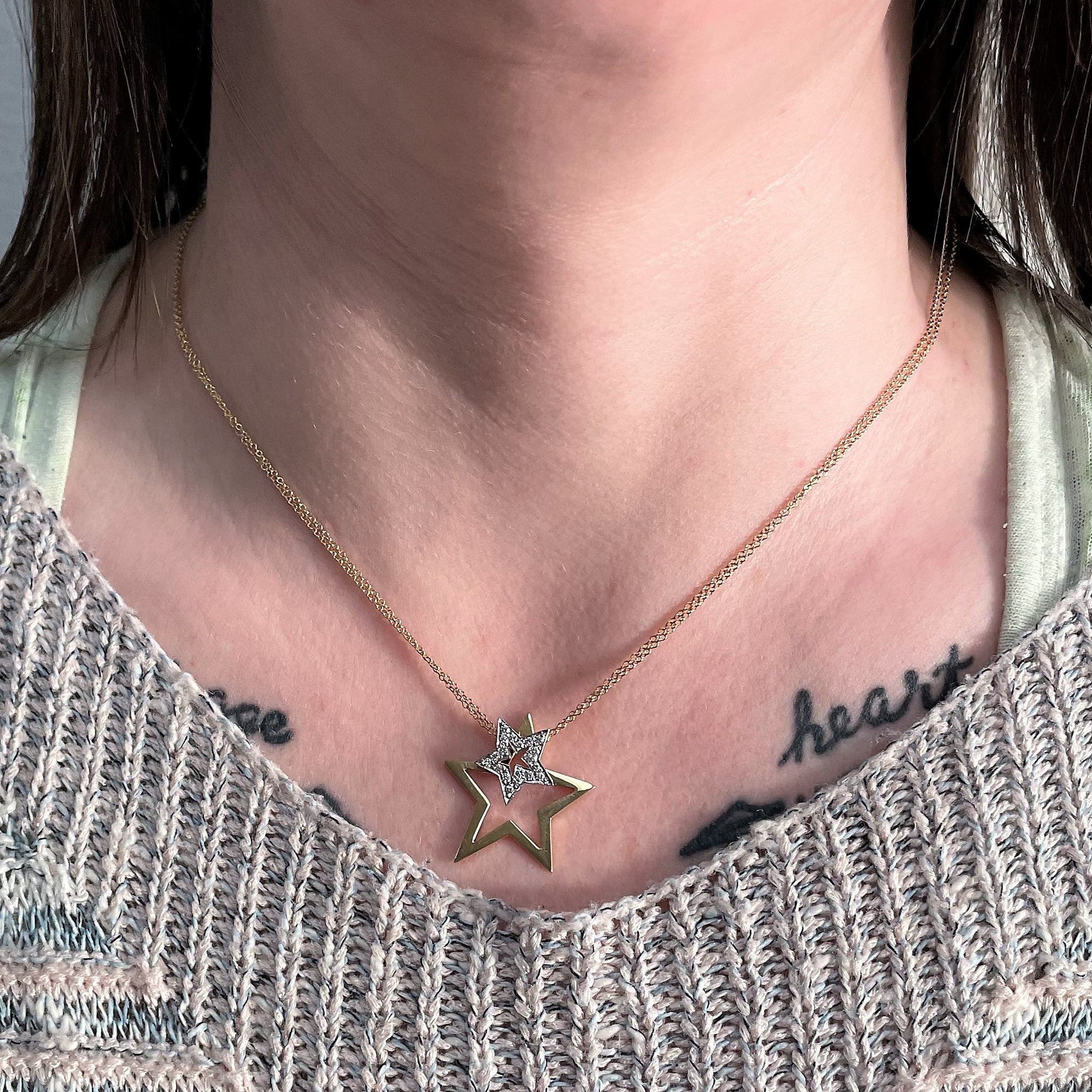 Birks' Diamond Star Necklace | 0.26ctw | 18" |